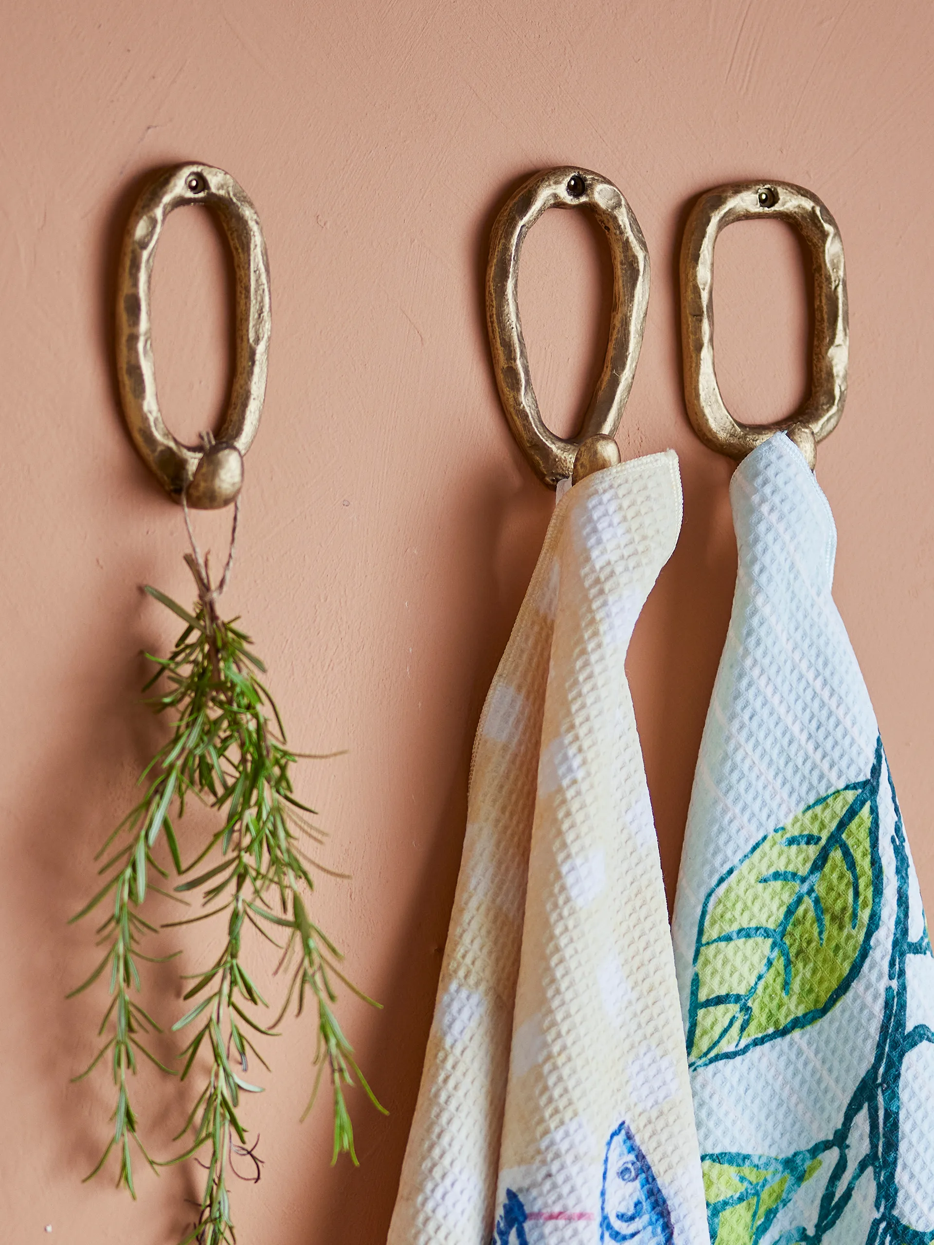 Appendiabiti Cias 3 pezzi, Ottone Bloomingville