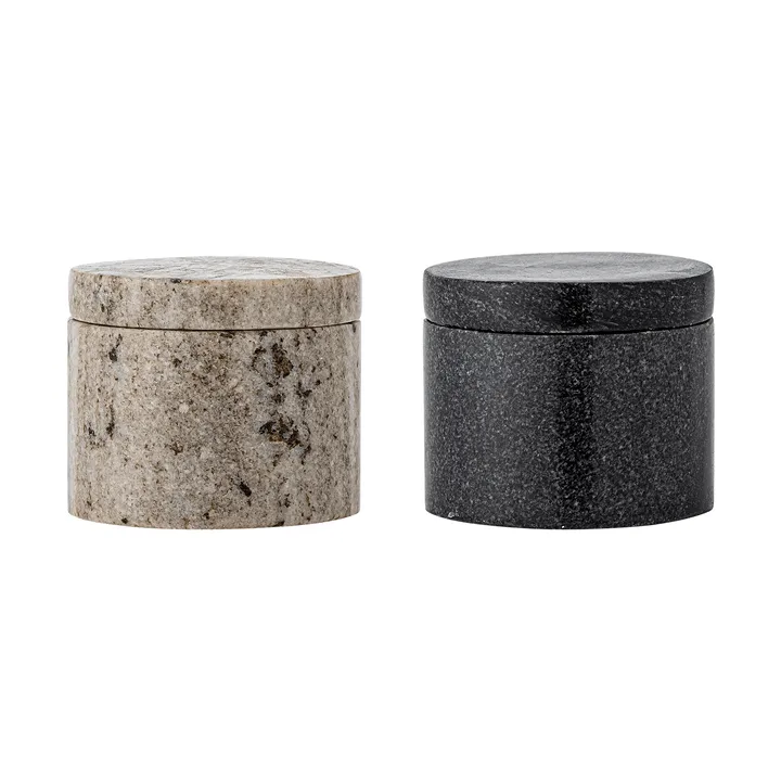 Avani saliera e pepiera - Multi Marble, 2 pezzi - Bloomingville