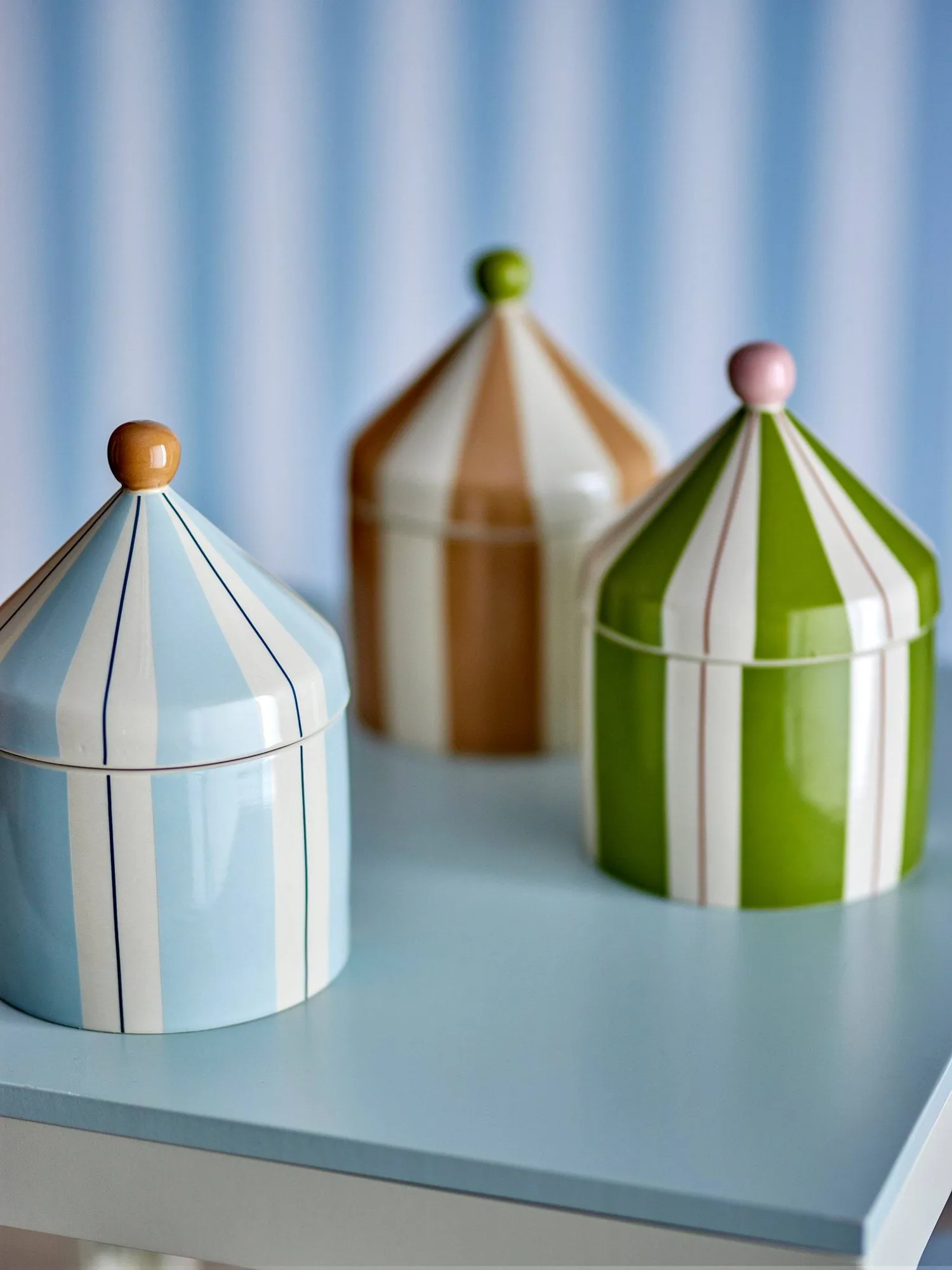 Barattolo Cimmi con coperchio, Blu Bloomingville