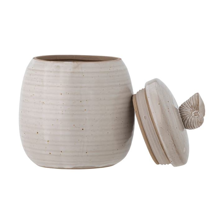 Barattolo con coperchio Mahlet Ø11x14 cm, Natural stoneware Bloomingville