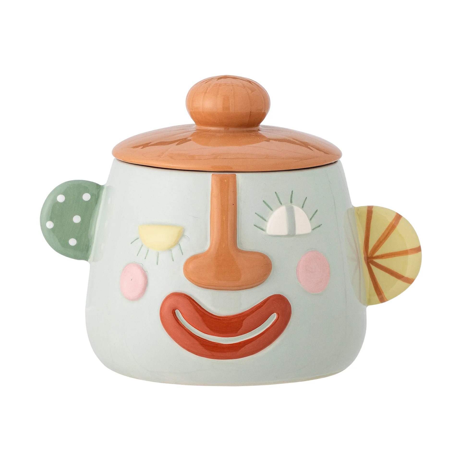 Barattolo Sylvie con coperchio Ø12 cm, Multi Bloomingville