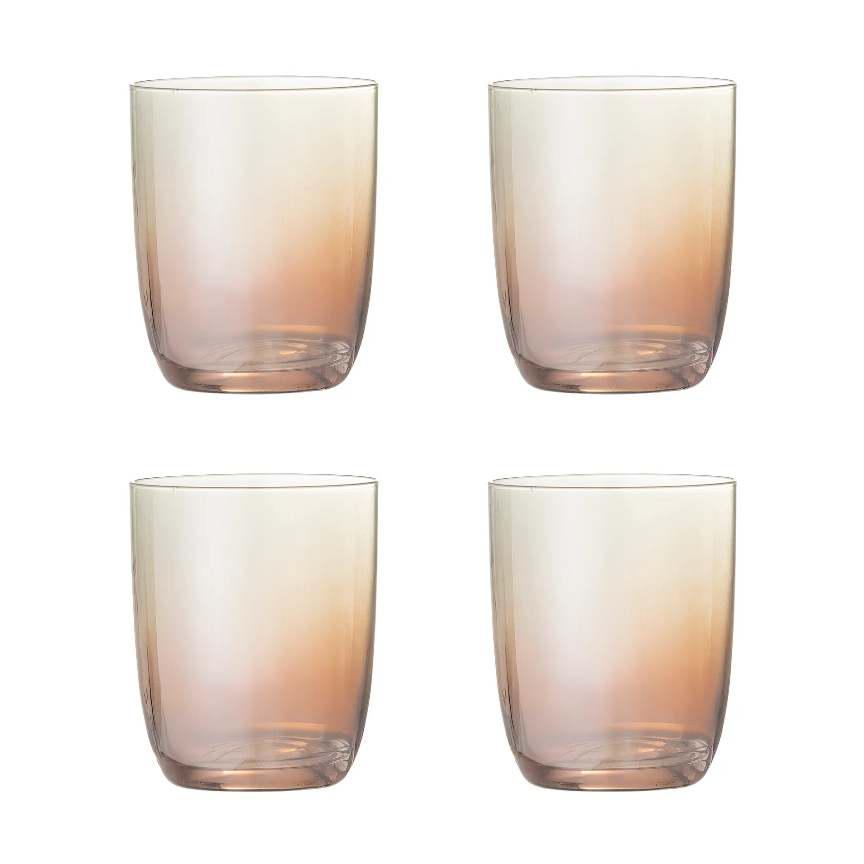 Bicchiere Aston 4-pack, Bronzo Bloomingville