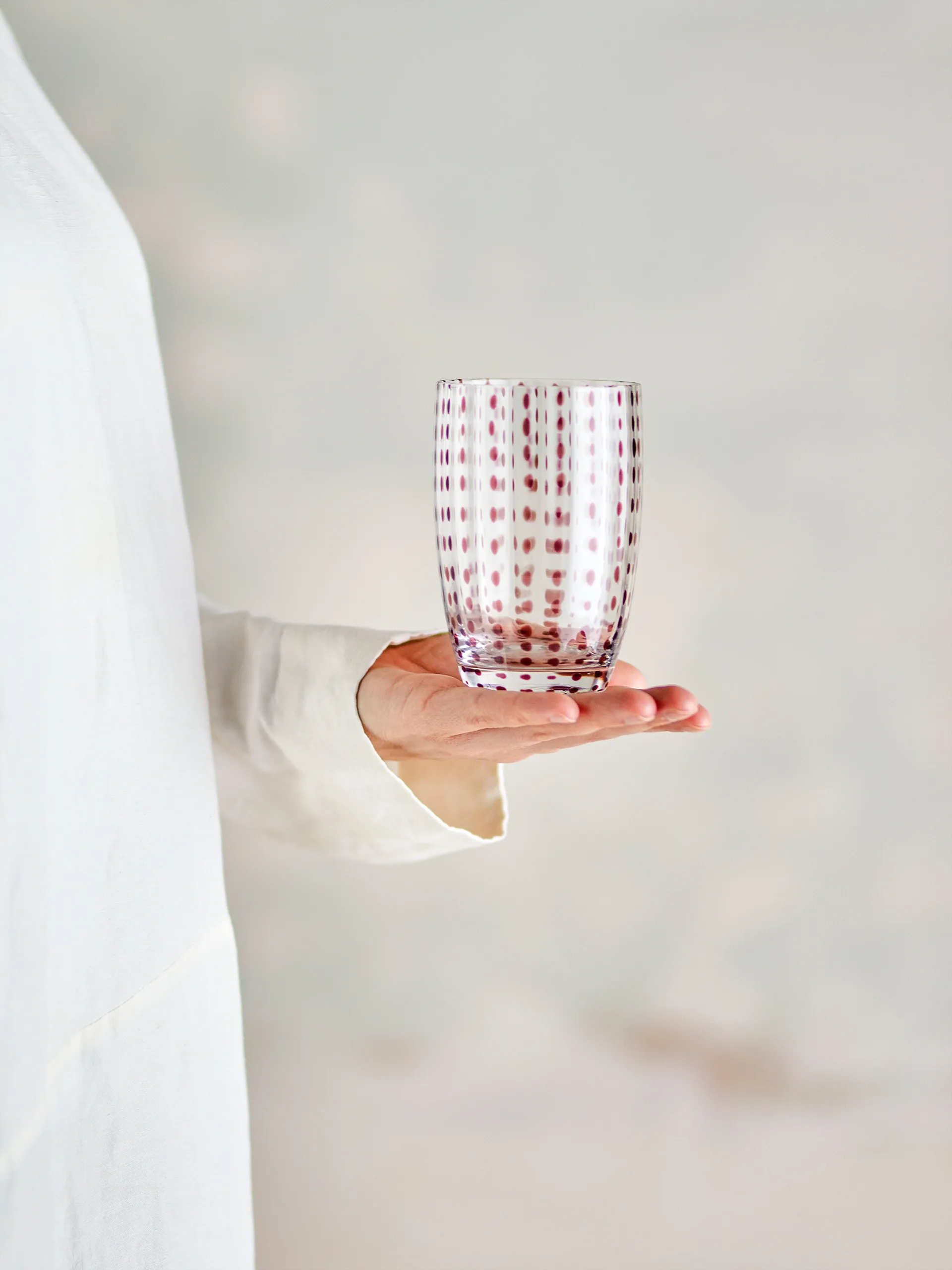 Bicchiere Brinley 4-pack, Marrone Bloomingville