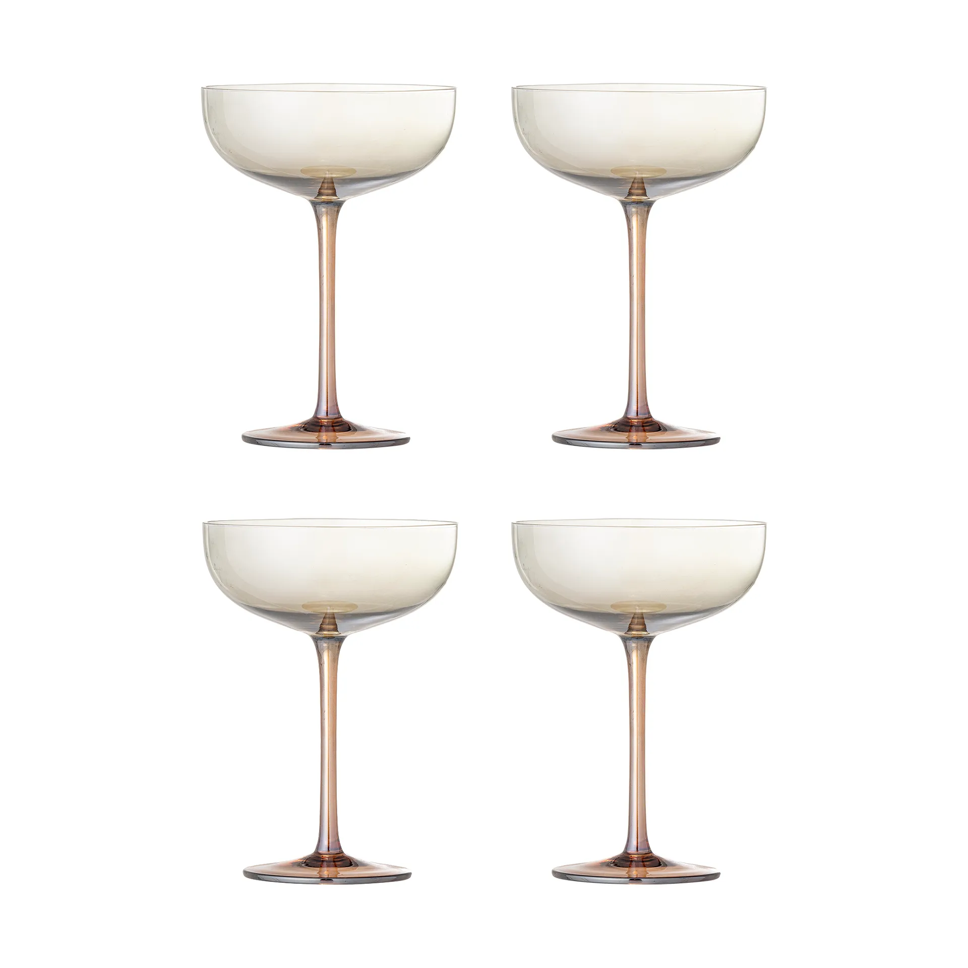 Bicchiere cocktail Aston 4-pack, Bronzo Bloomingville