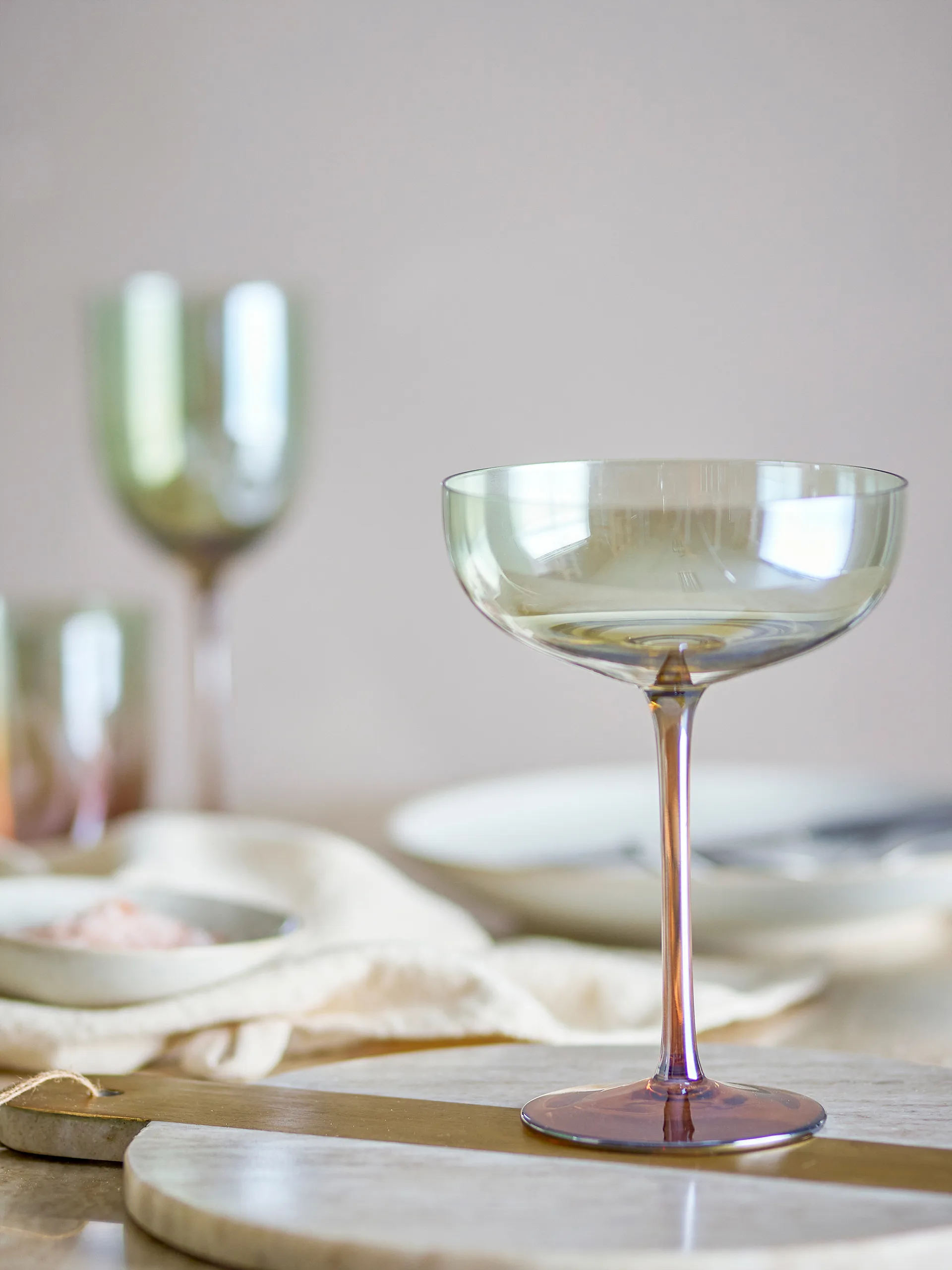 Bicchiere cocktail Aston 4-pack, Bronzo Bloomingville
