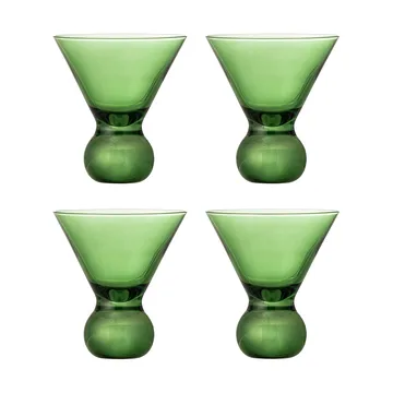 Bicchiere cocktail Corliss 4-pack - Verde - Bloomingville