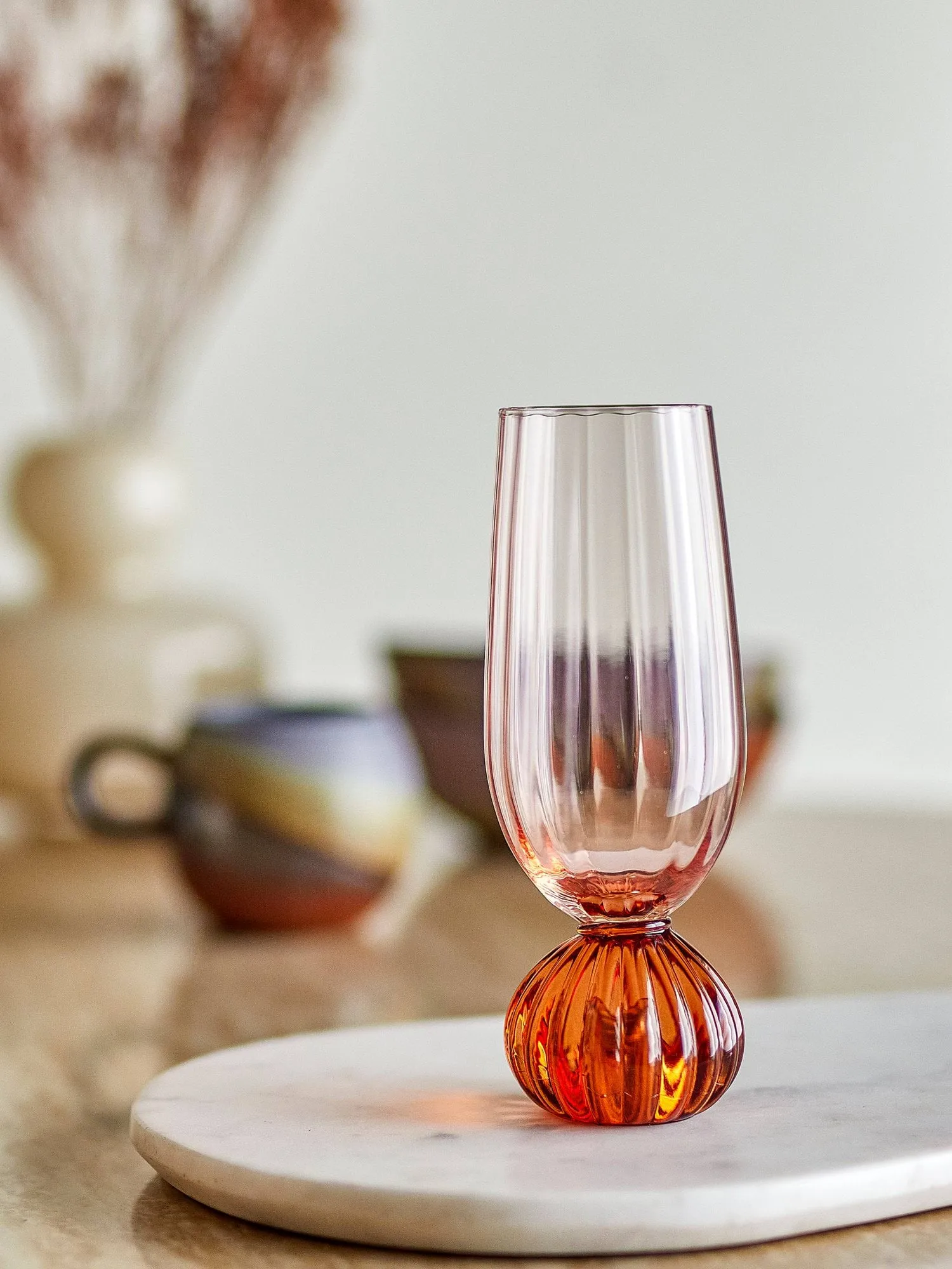 Bicchiere da champagne Taurin 25 cl, Rosa Bloomingville