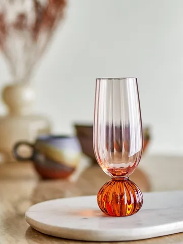 Bicchiere da champagne Taurin 25 cl - Rosa - Bloomingville