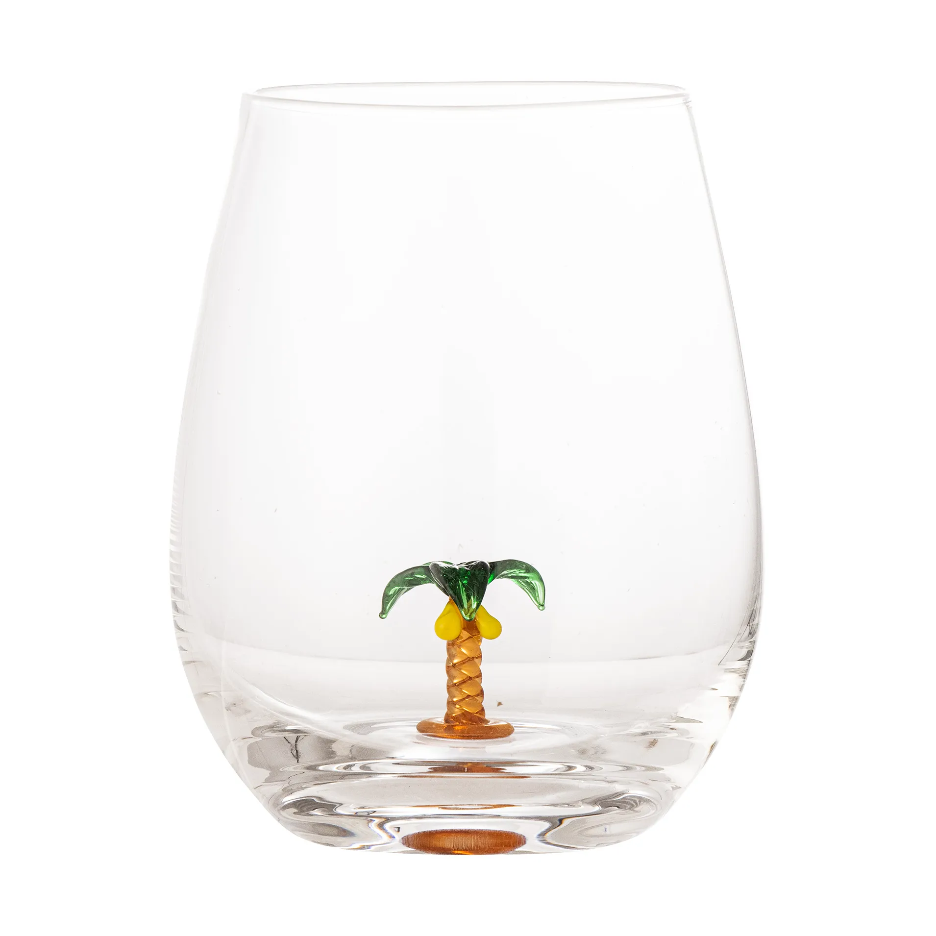 Bicchiere Misa 56 cl, Clear-palm tree Bloomingville