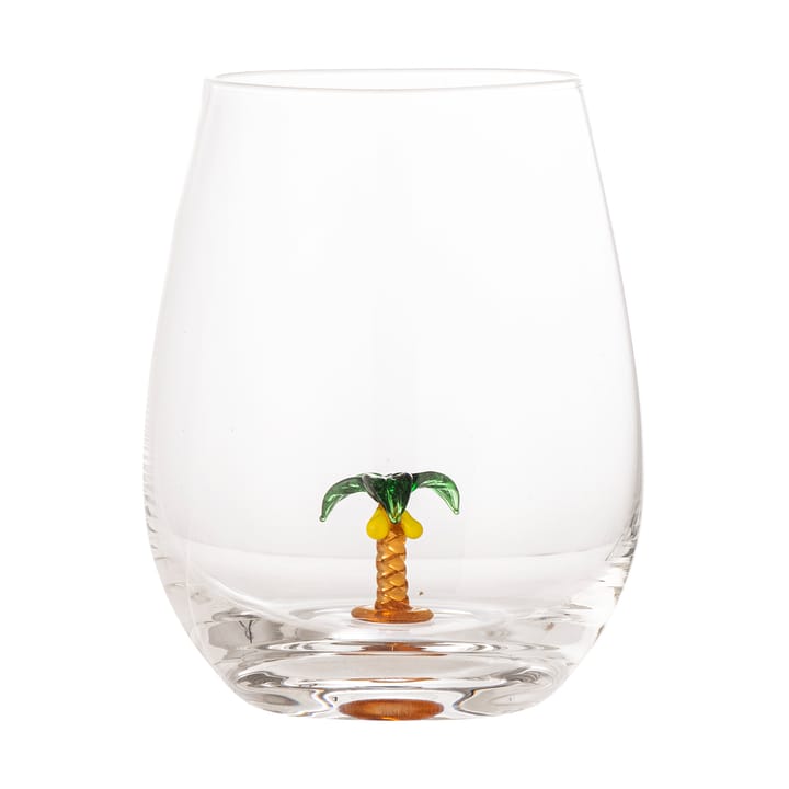 Bicchiere Misa 56 cl - Clear-palm tree - Bloomingville