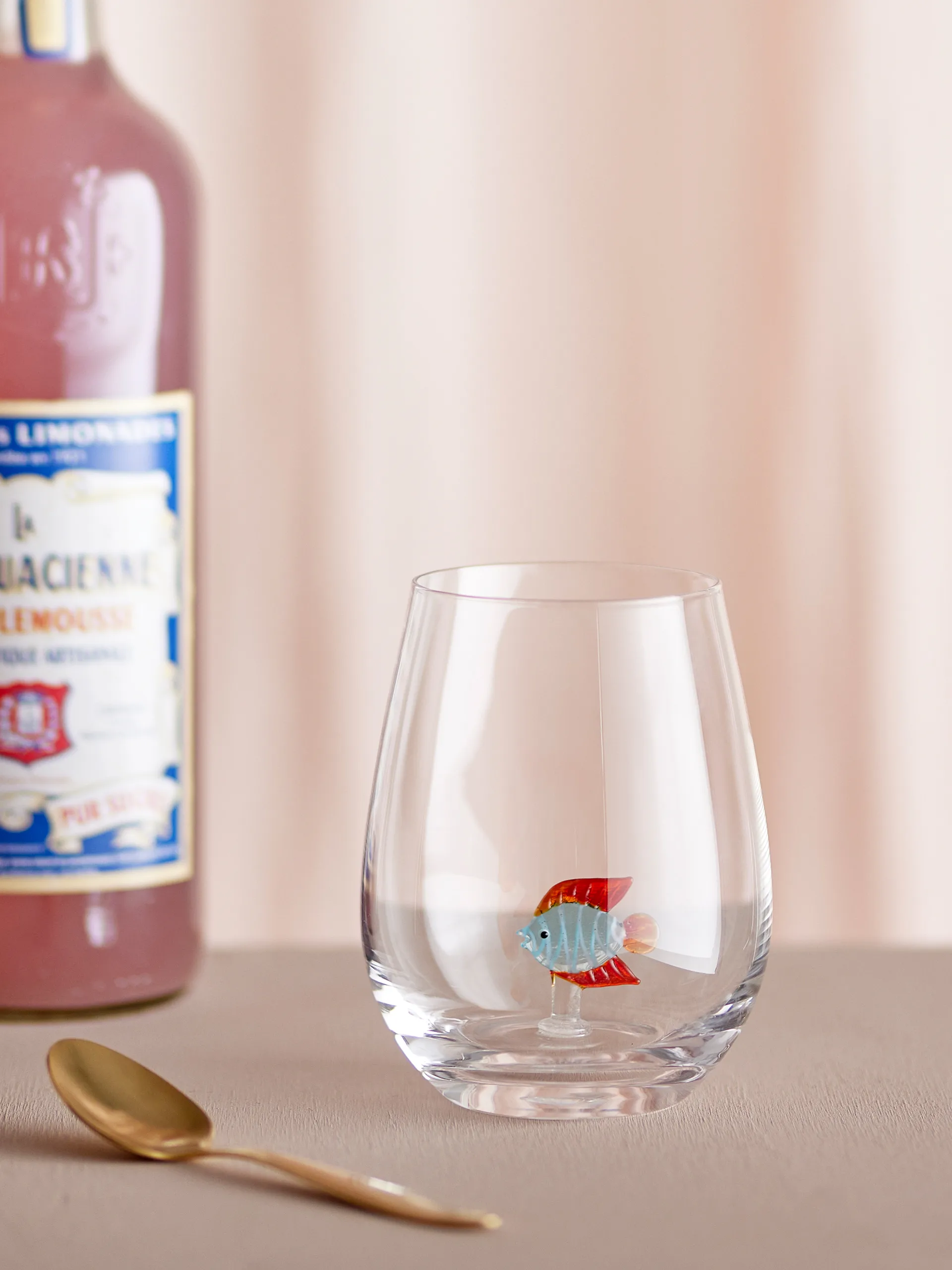 Bicchiere Misa 56 cl, Trasparente-pesce Bloomingville