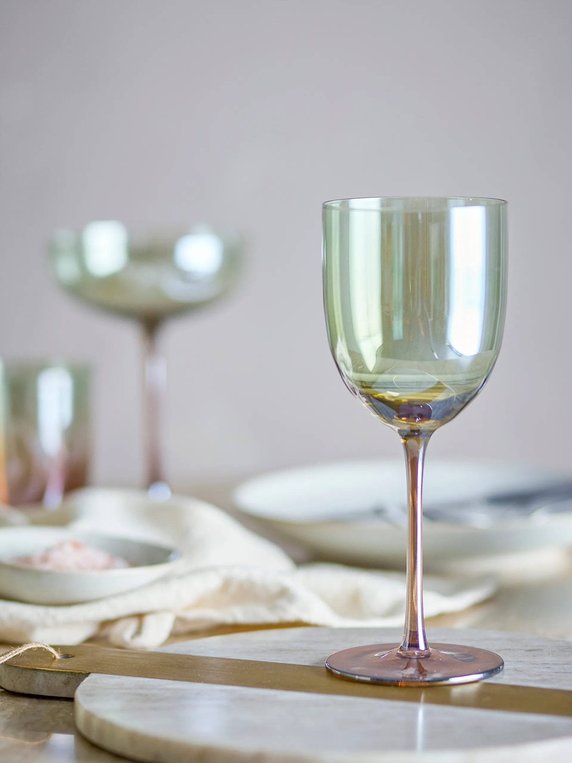 Bicchiere vino Aston 4-pack, Bronzo Bloomingville