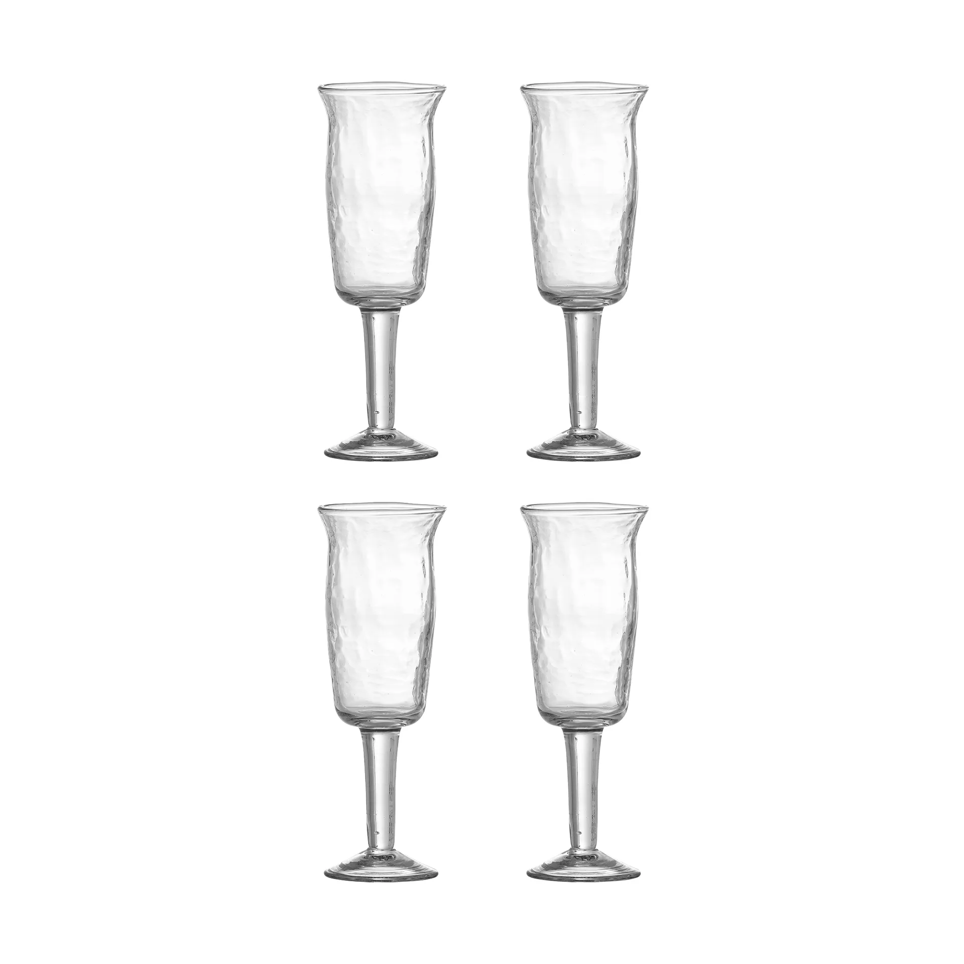 Bicchiere vino bianco Asha 4-pack, Trasparente Bloomingville