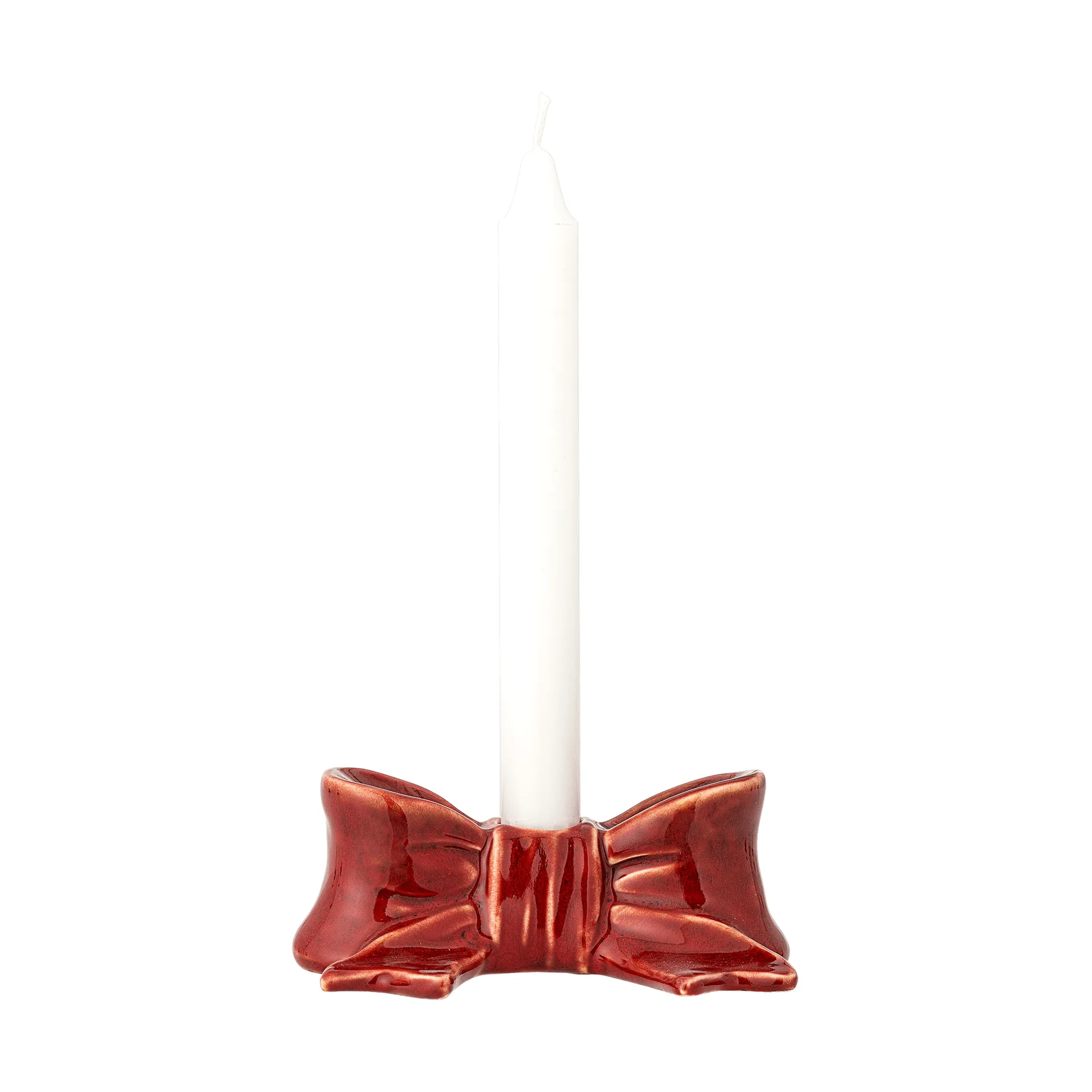 Bow candeliere, Rosso, 11,5 cm Bloomingville