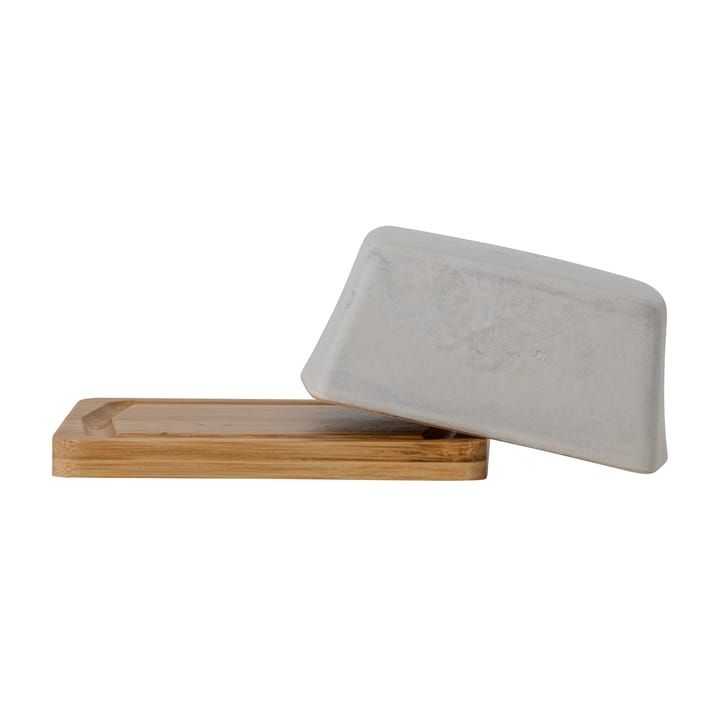 Burriera con piatto Josefine, Grigio Bloomingville