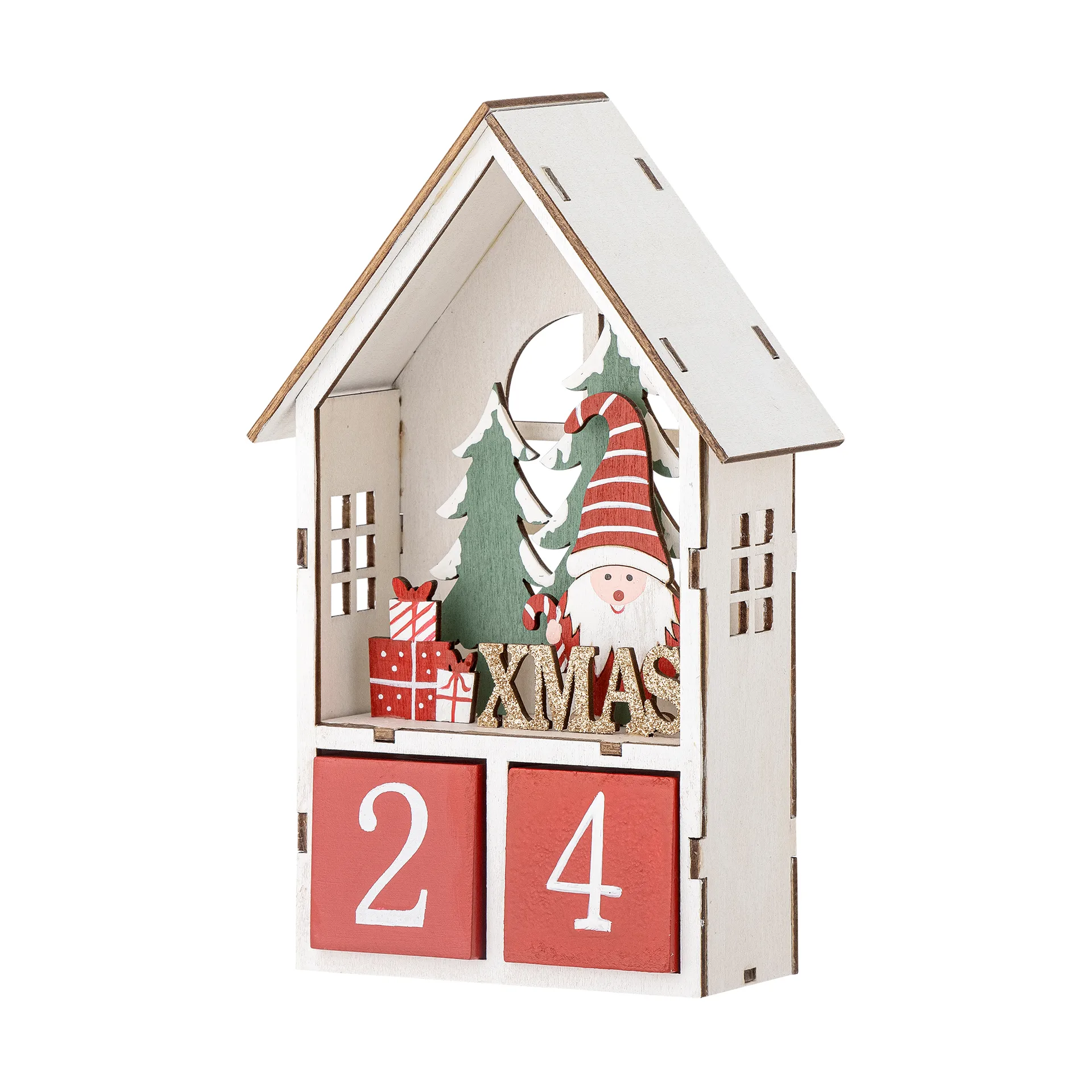 Calendario Edmund con data, Rosso Bloomingville