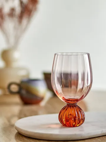 Calice da vino Taurin 43 cl - Rosa - Bloomingville