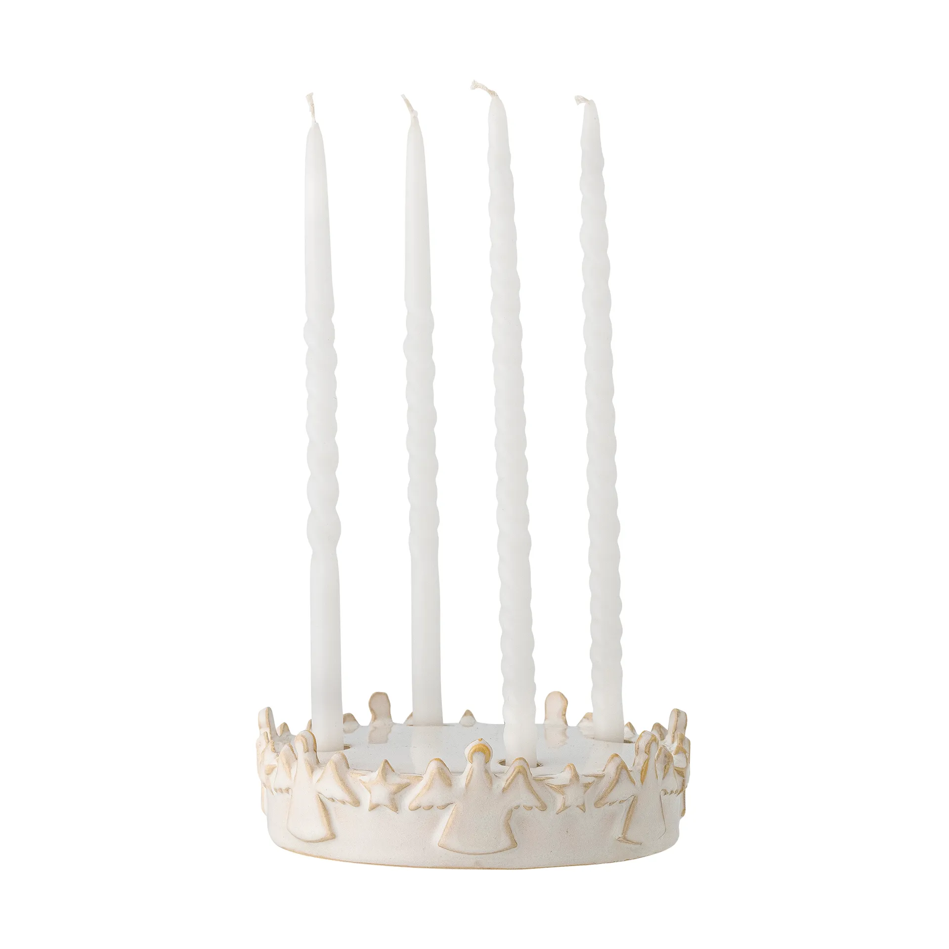 Candelabro dell'avvento Starry, Bianco Bloomingville