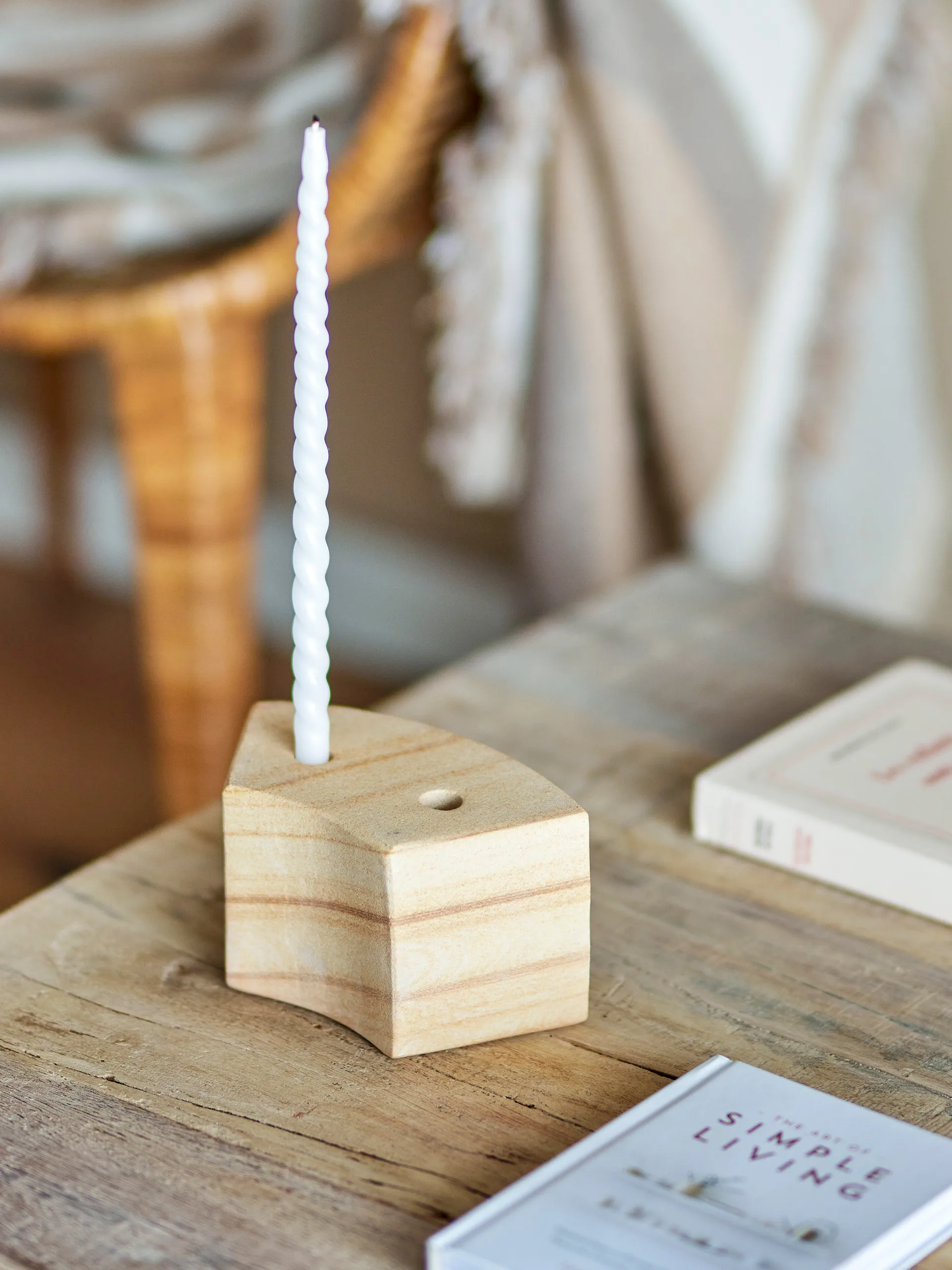 Candeliere Florida 14,5x8x7,5 cm, Natural sandstone Bloomingville