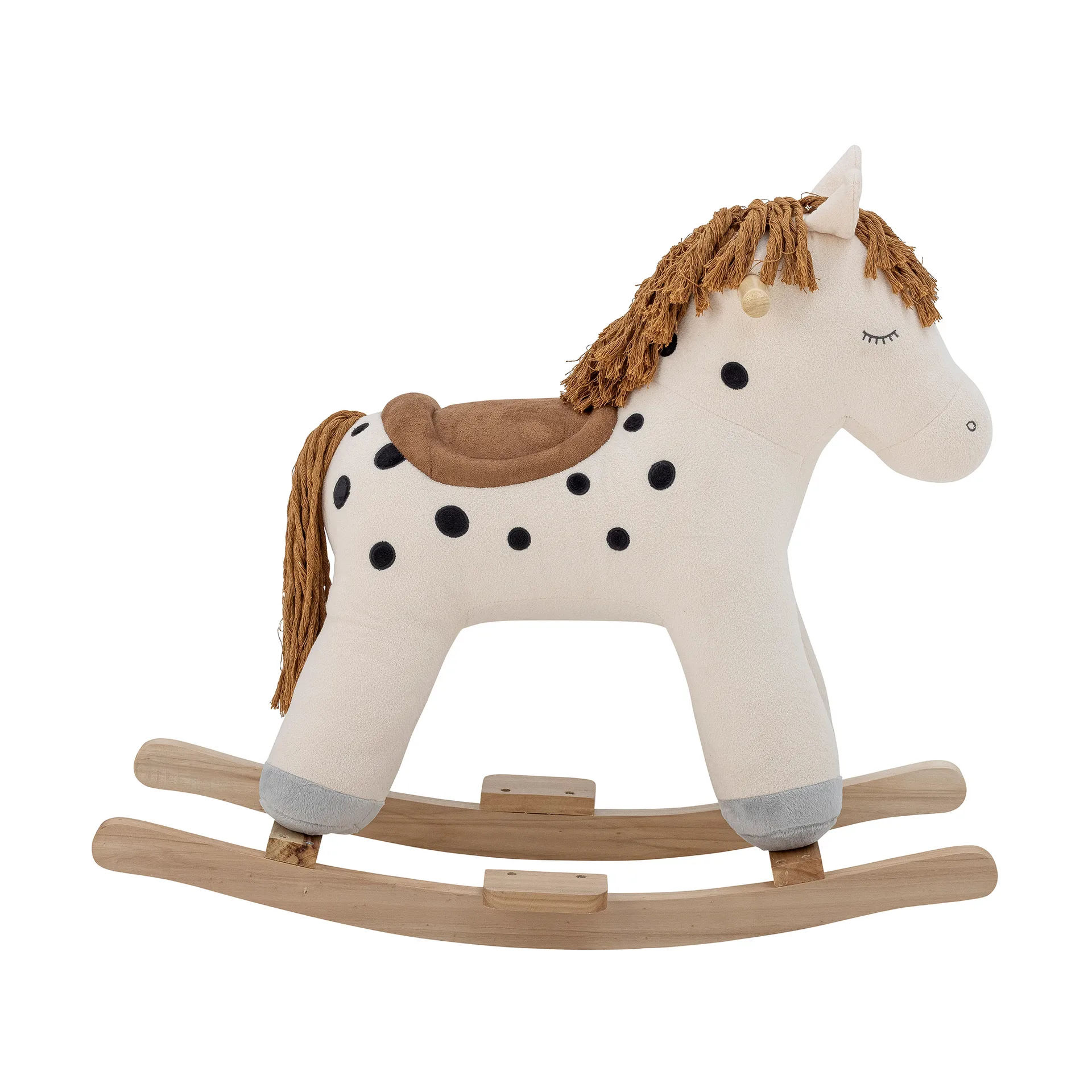 Cavallo a dondolo Merlen, Bianco Bloomingville