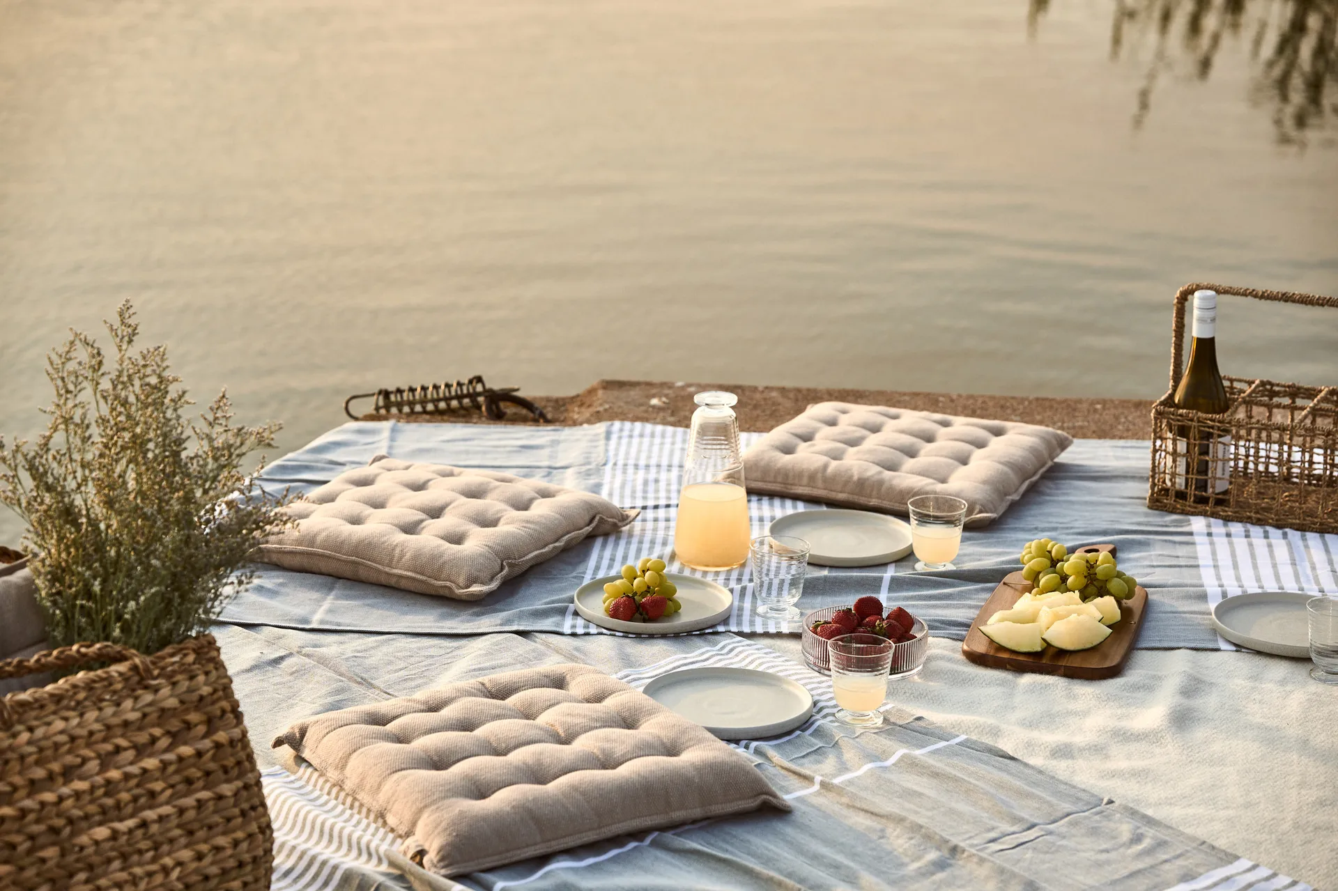 Cestino portaoggetti Nela 20x30 cm, Naturale Bloomingville