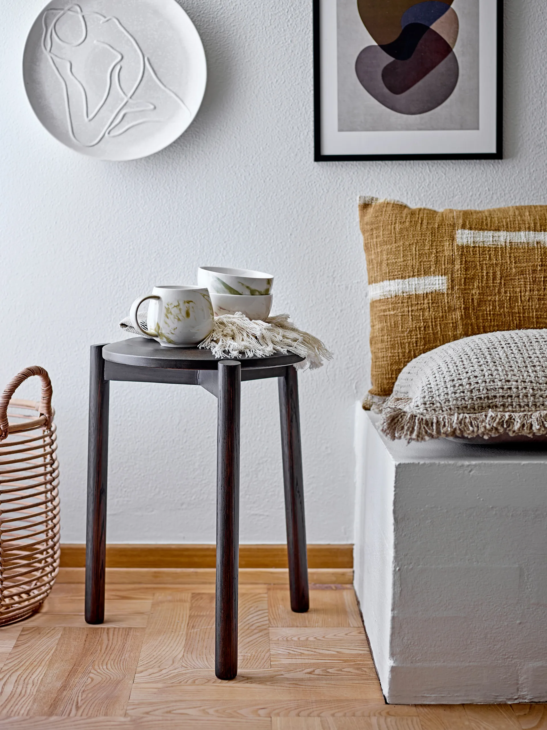 Cesto contenitore Lyng 2 pezzi, Naturale Bloomingville