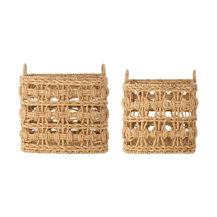 Cesto contenitore Marnie con manici, 2 pezzi - Water lily - Bloomingville