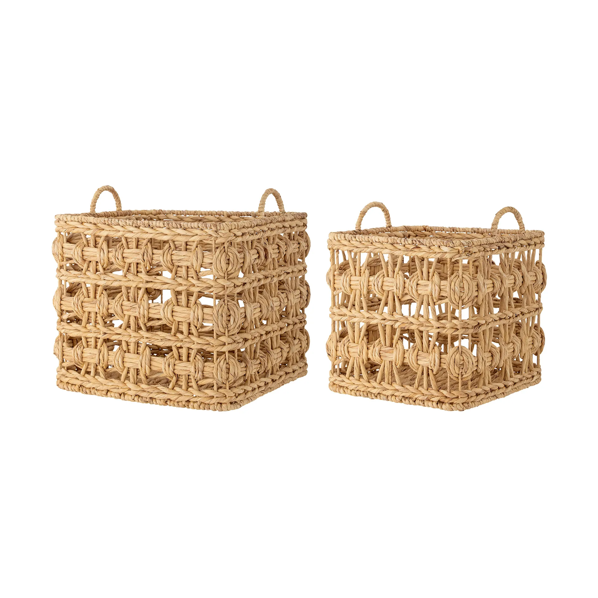 Cesto contenitore Marnie con manici, 2 pezzi, Water lily Bloomingville