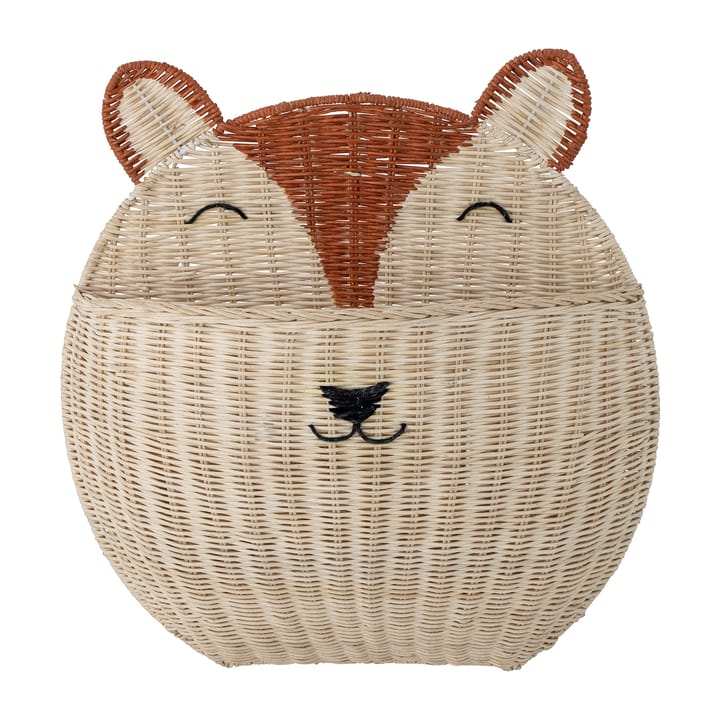 Cesto in vimini Gerti da parete, con coperchio, 44x47x13 cm, Volpe Bloomingville