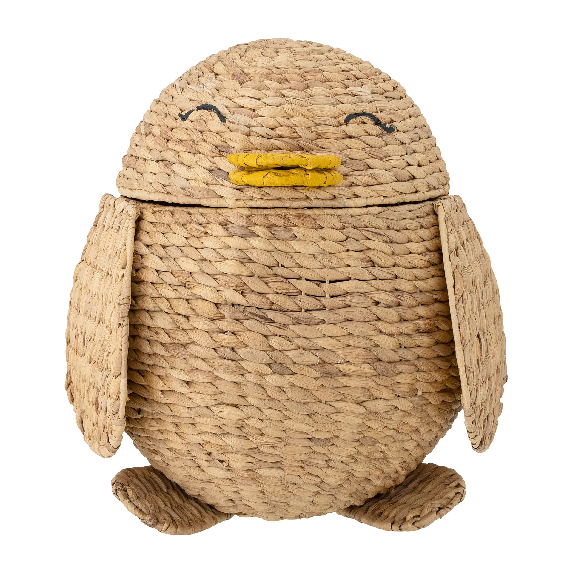 Cesto Pingo con coperchio 44x38x47 cm, Pinguino Bloomingville