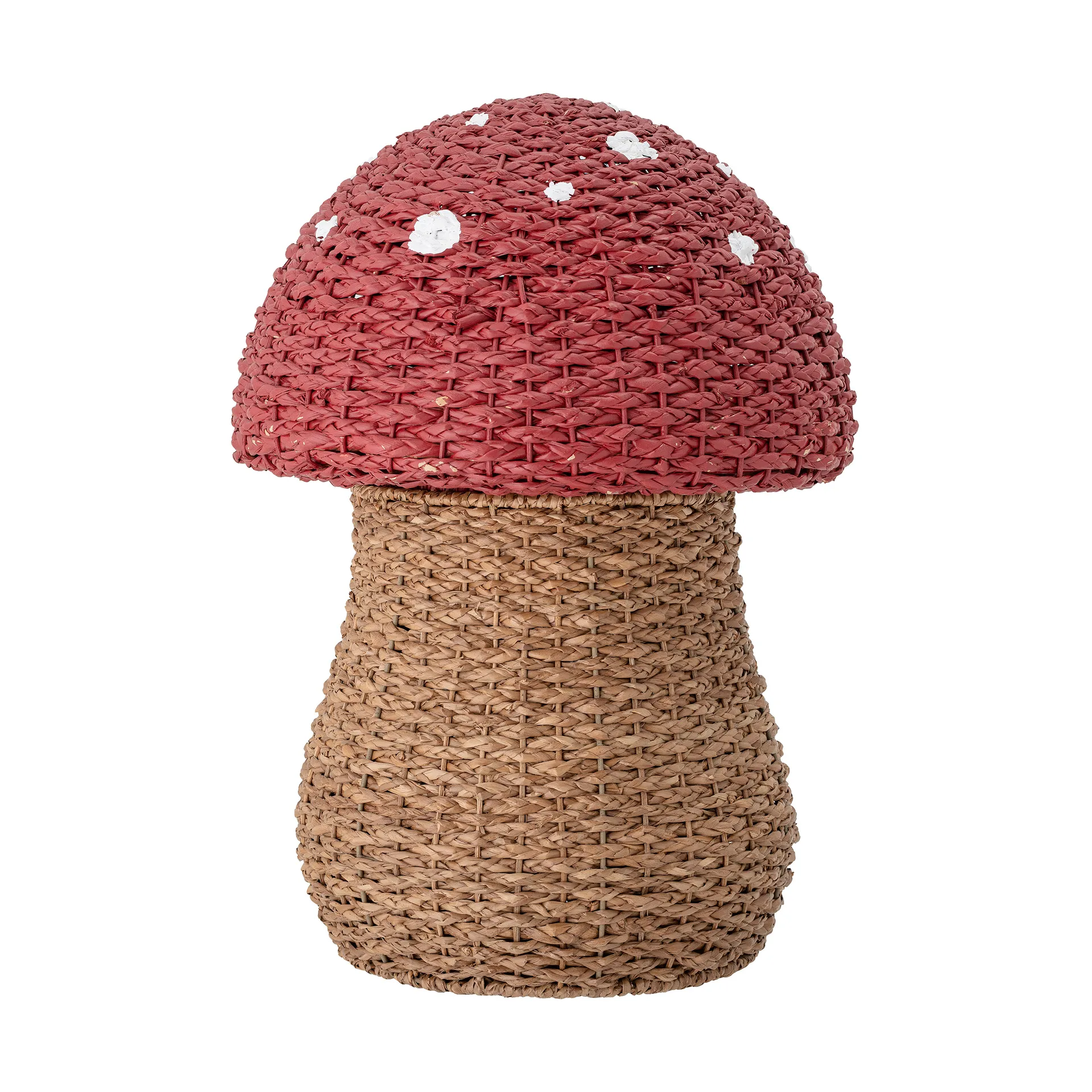 Cesto portaoggetti Corintha con coperchio Ø43x61 cm, Rosso Bloomingville