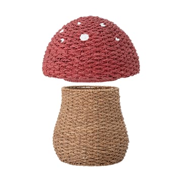 Cesto portaoggetti Corintha con coperchio 61xØ43 cm - Rosso - Bloomingville