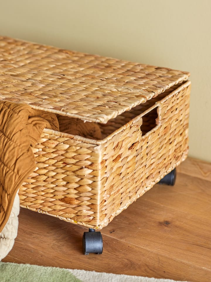 Cesto portaoggetti Nelas con coperchio 63x40x26 cm., Natura Bloomingville