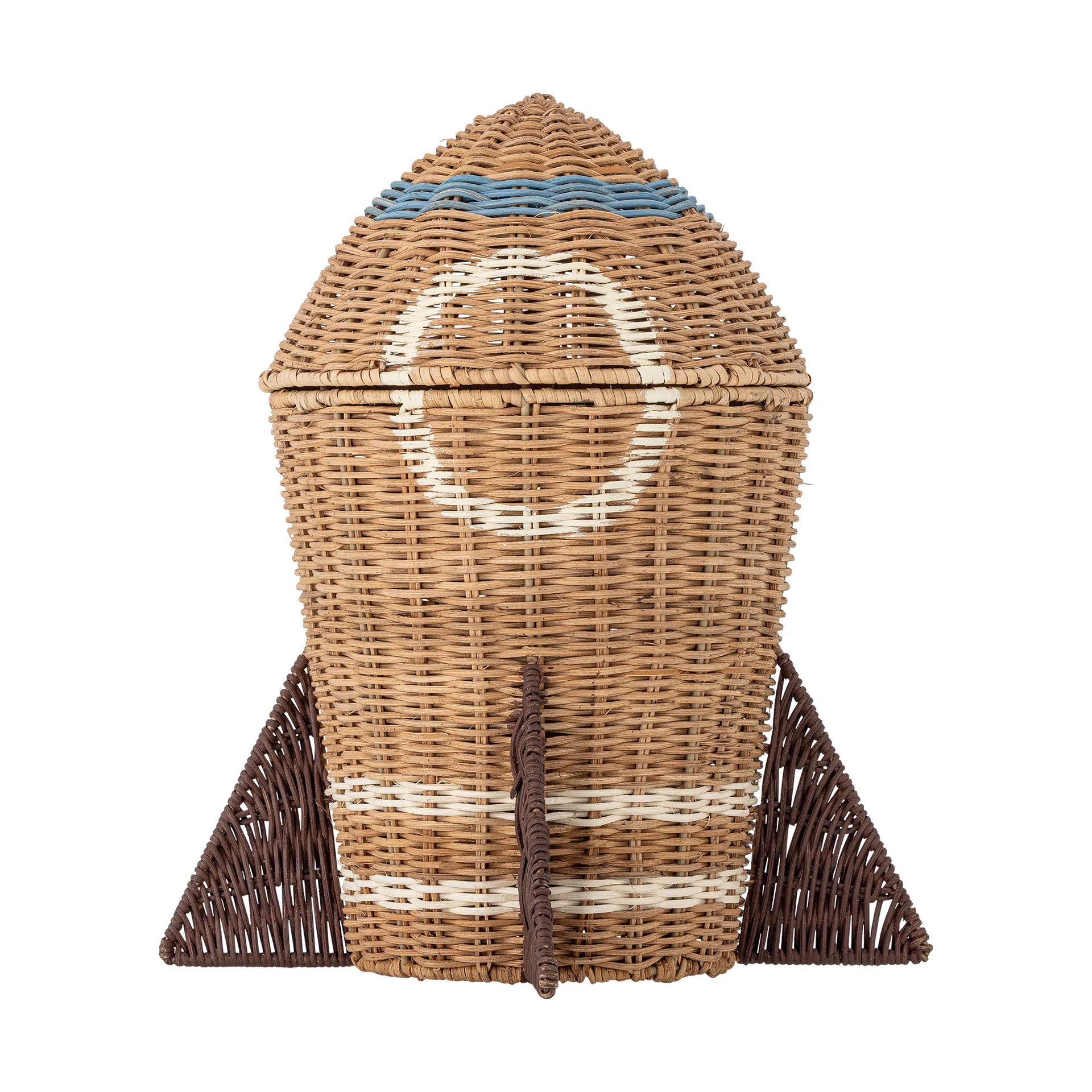 Cesto Space rattan con coperchio 31x35 cm, Natur Bloomingville