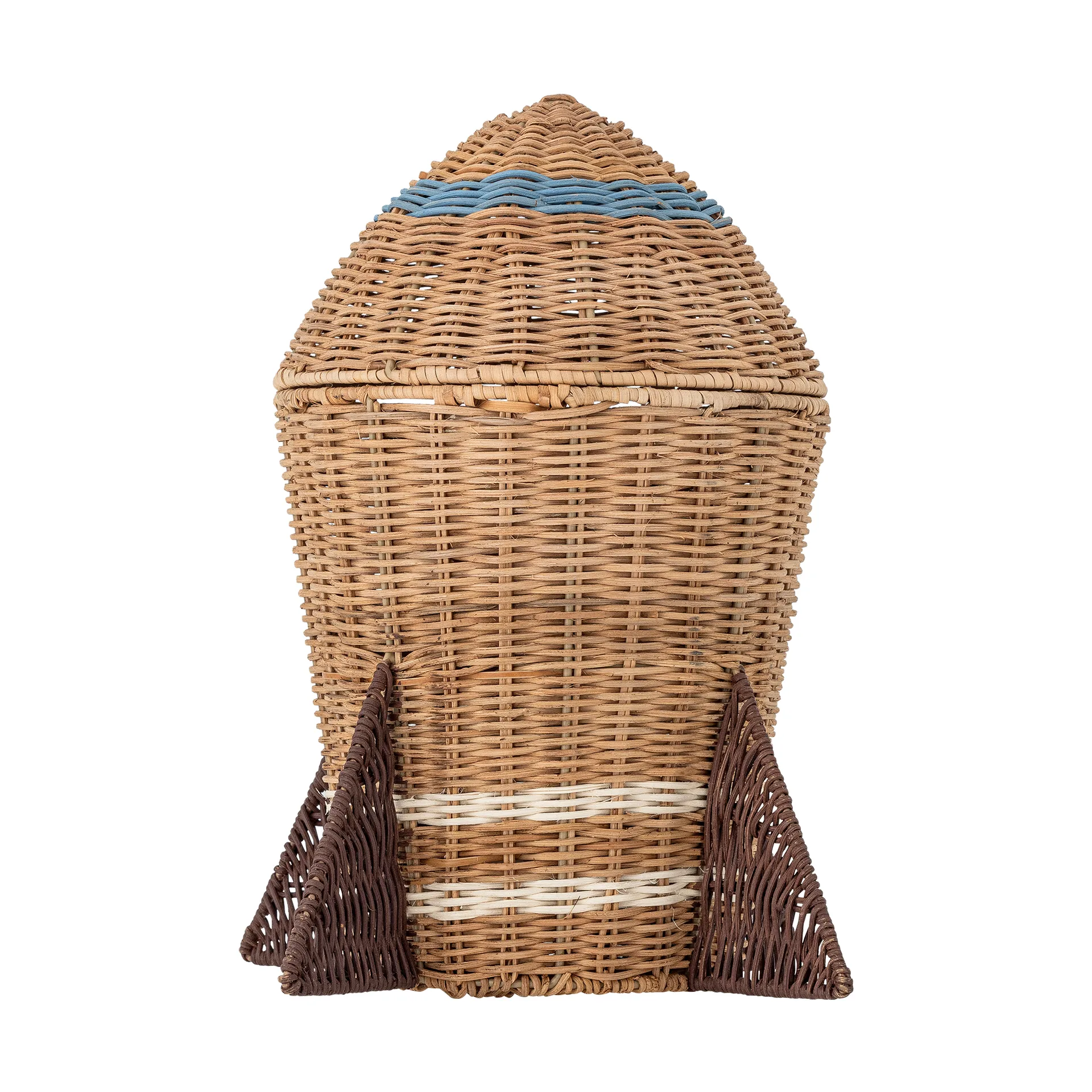 Cesto Space rattan con coperchio 31x35 cm, Natur Bloomingville