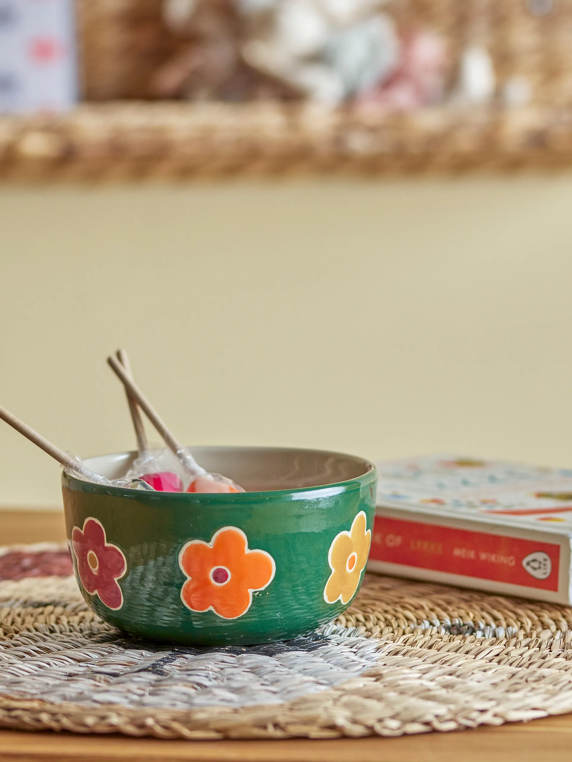 Ciotola Addy 36 cl, Verde Bloomingville