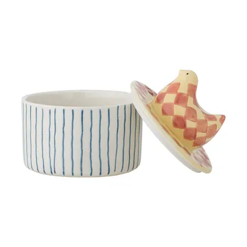 Ciotola Biona con coperchio Ø11 cm - Rosa - Bloomingville