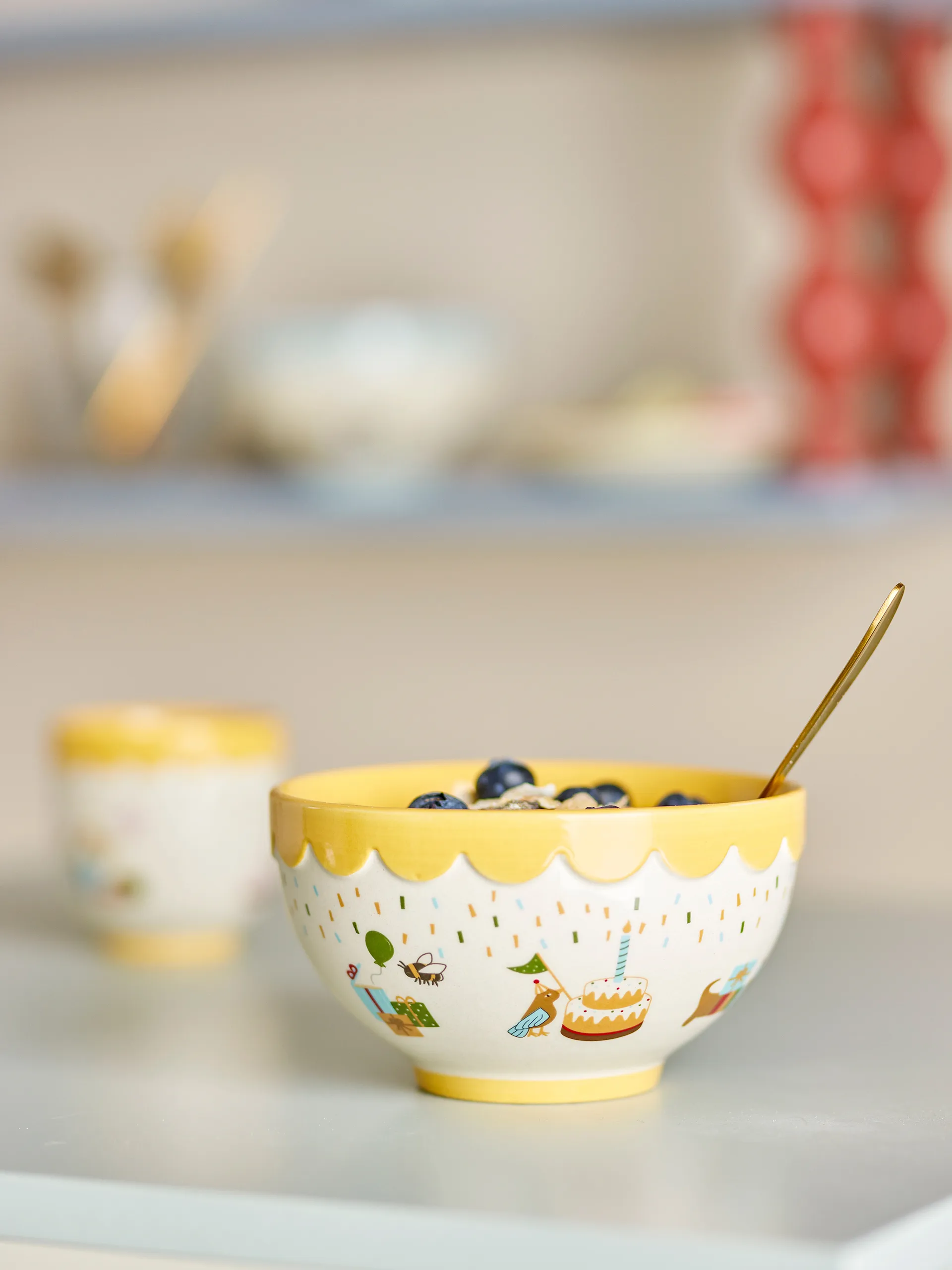 Ciotola Celebrate Ø13,5 cm, Giallo Bloomingville