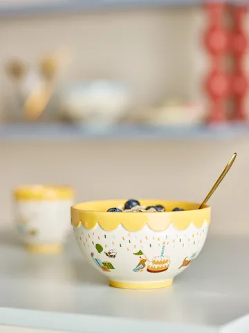 Ciotola Celebrate Ø13,5 cm - Giallo - Bloomingville