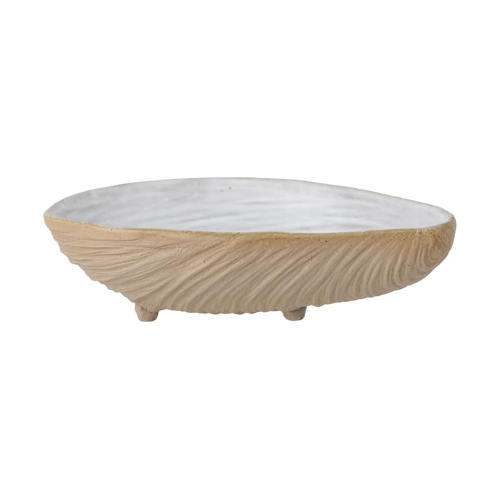Ciotola decorativa Bakur conchiglia 14x20 cm, Beige, grigio Bloomingville