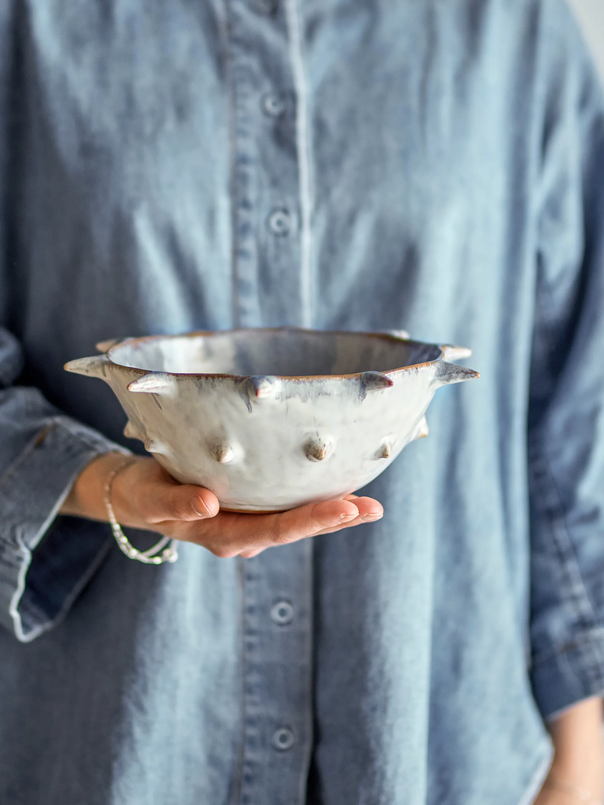 Ciotola Edie Ø22,5 cm, Blu Bloomingville