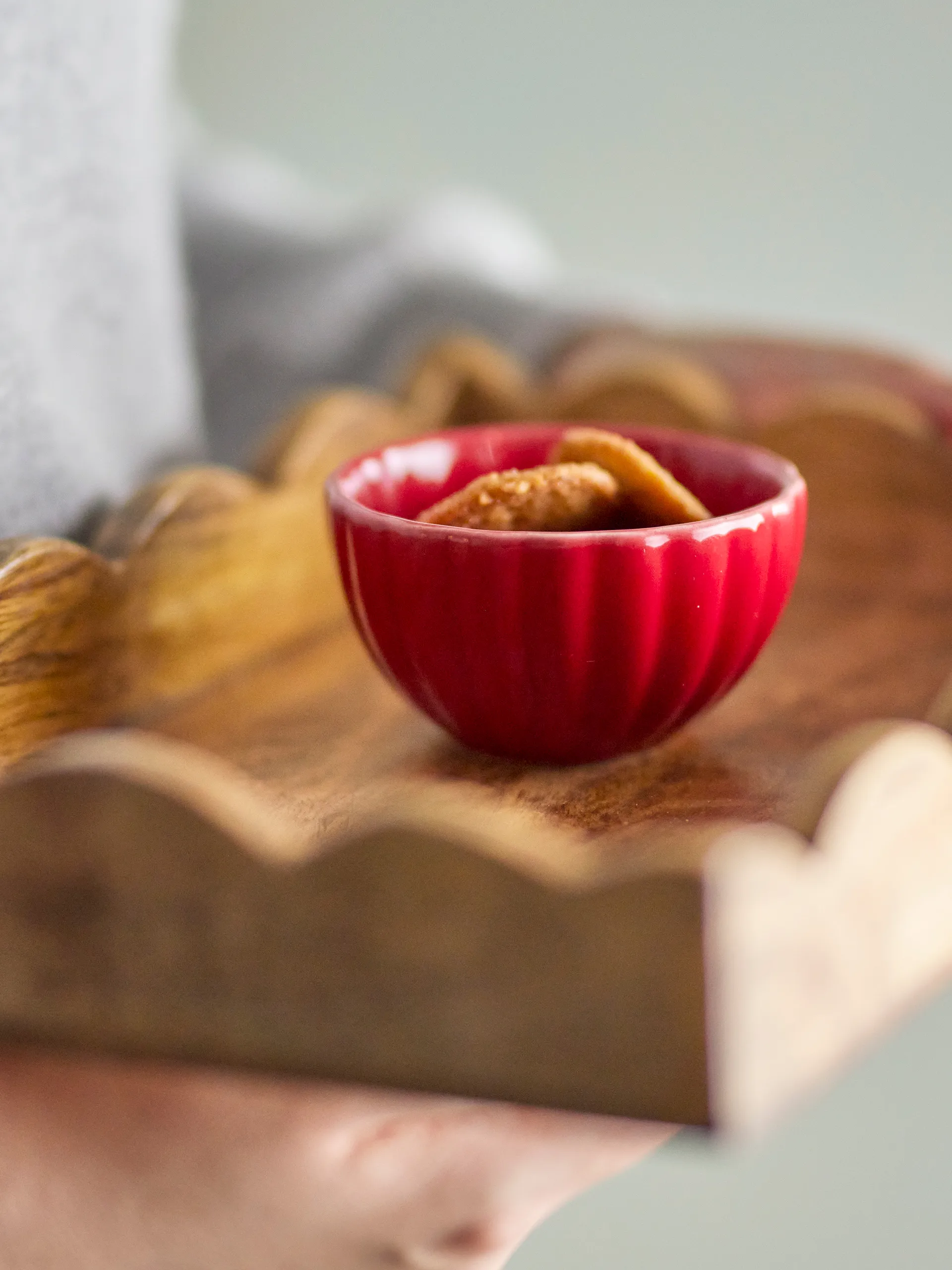 Ciotola Latina Ø9 cm, Rosso Bloomingville