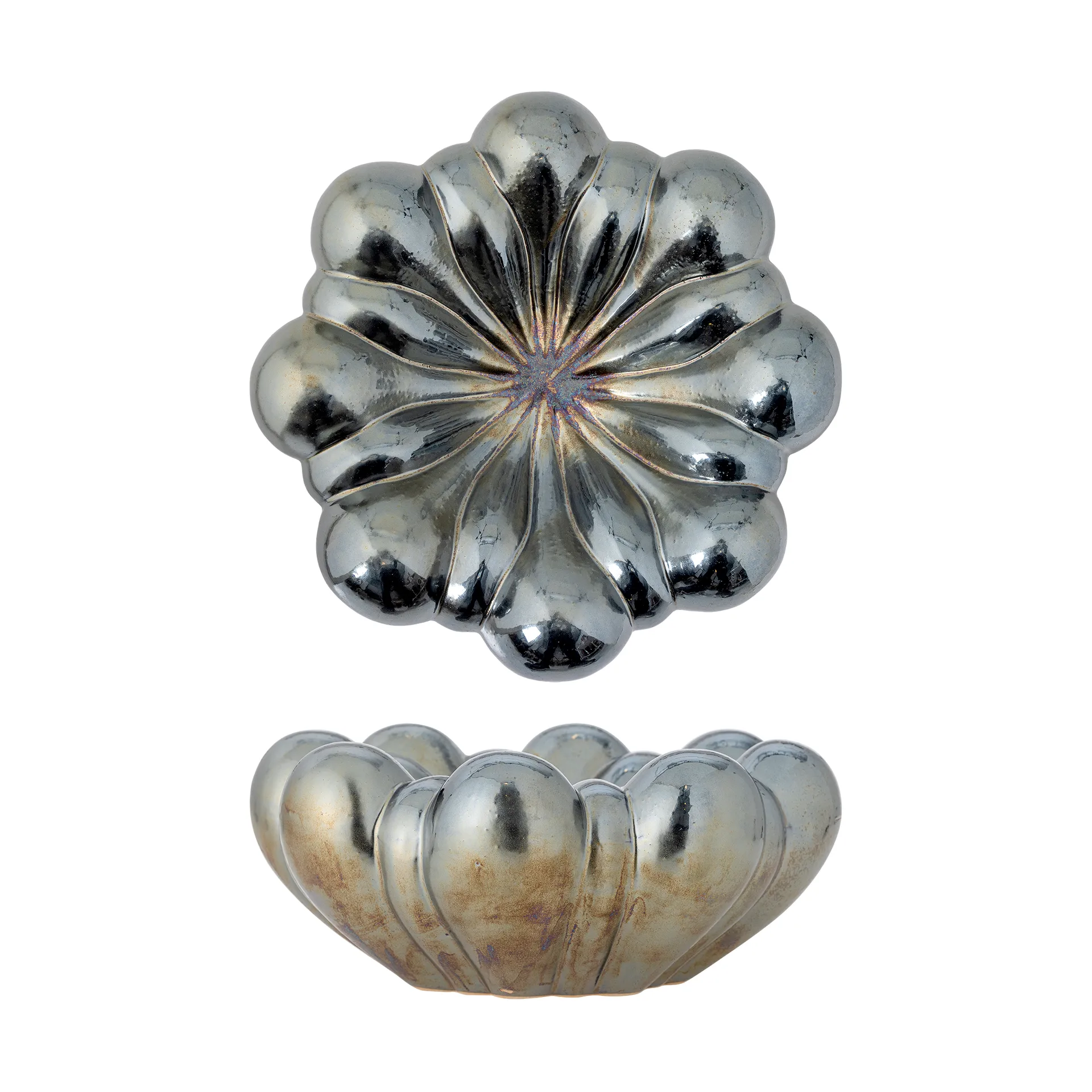 Ciotola Sheeran Ø31 cm, Argento Bloomingville