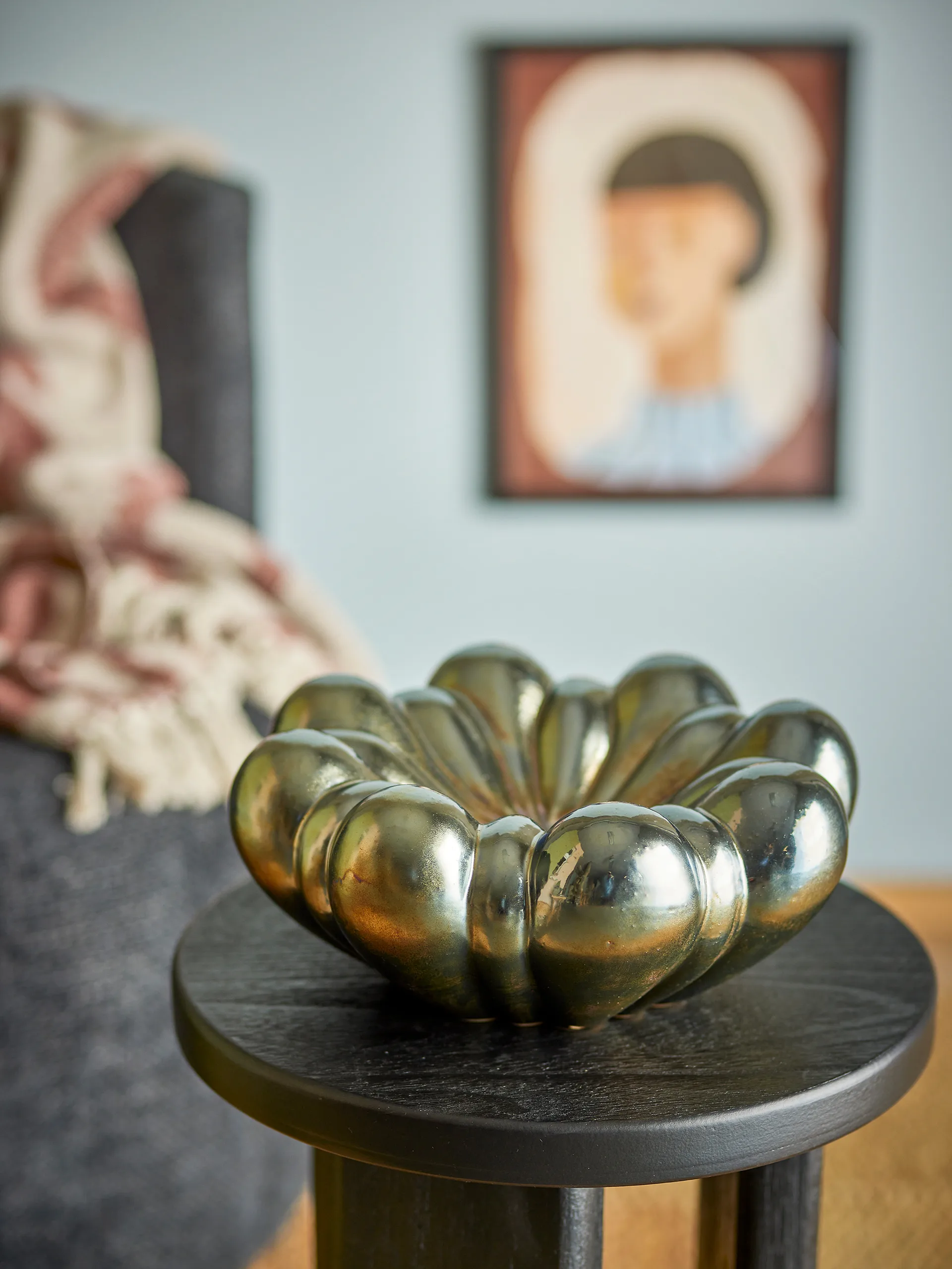 Ciotola Sheeran Ø31 cm, Argento Bloomingville