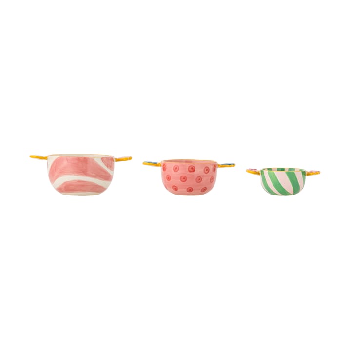 Ciotole Caramella 3 pezzi, Rosa Bloomingville