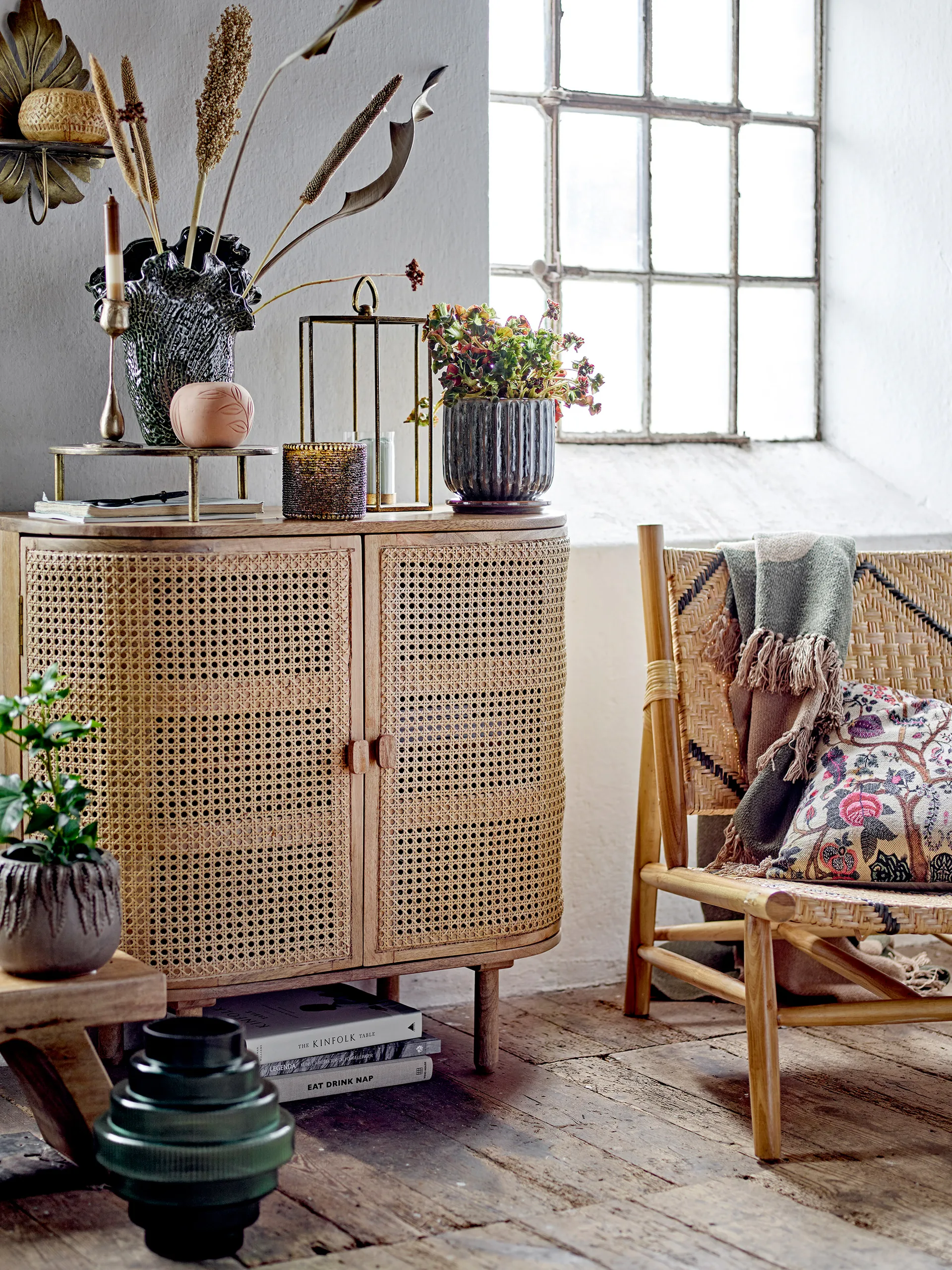 Credenza Bandol 80x40x75 cm, Legno di mango Bloomingville