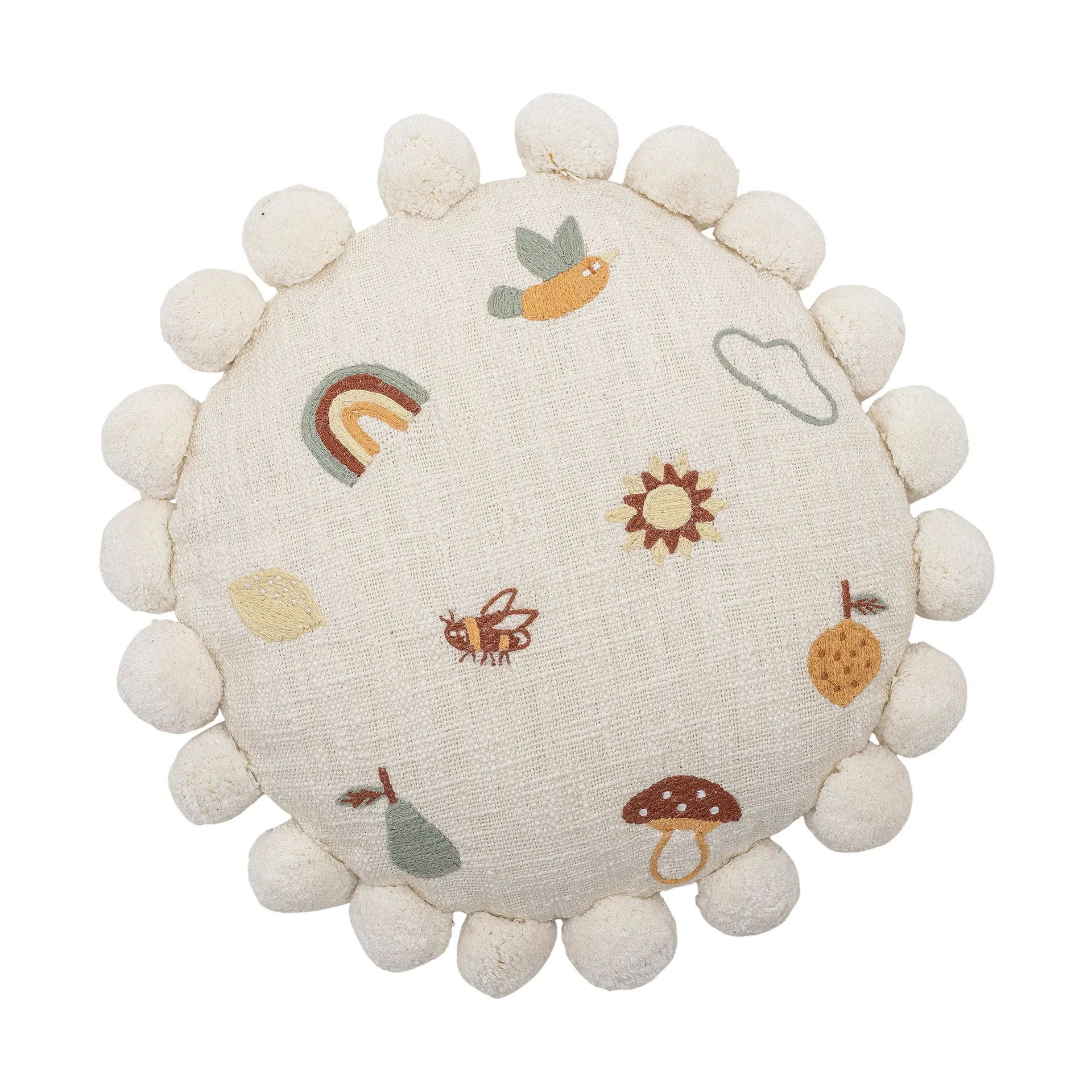Cuscino Agnes Ø40 cm, Nature Bloomingville