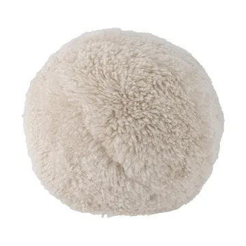 Cuscino Betsy in lana di pecora Ø30 cm - Bianco - Bloomingville