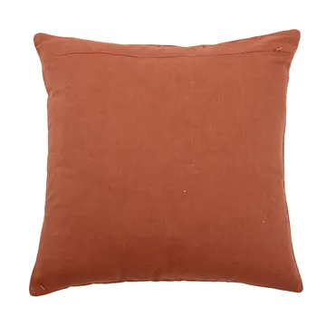 Cuscino Bloomingville con motivo intrecciato 45x45 cm - Rosso - Bloomingville