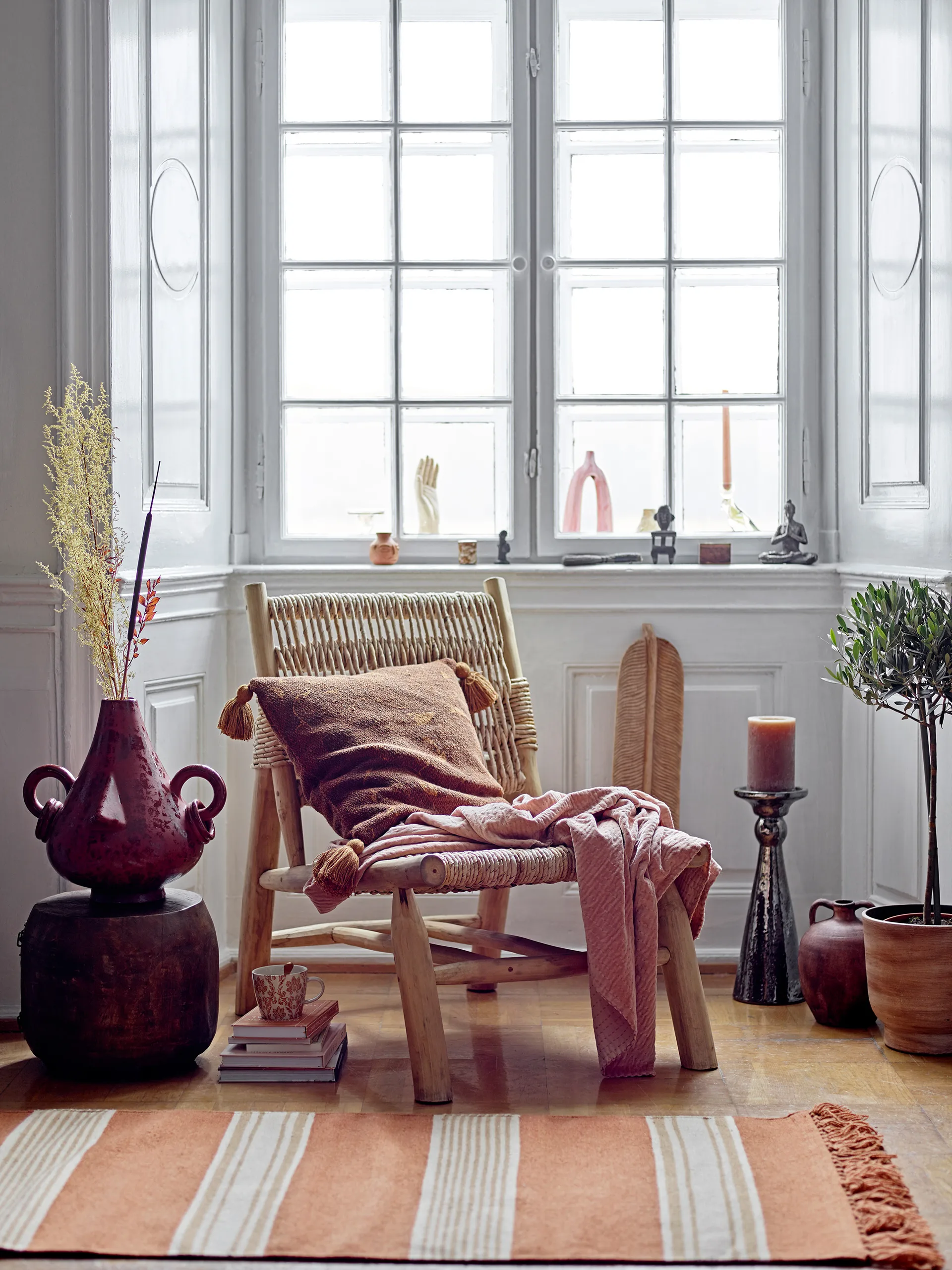 Cuscino Ganja 45x45 cm, Marrone Bloomingville